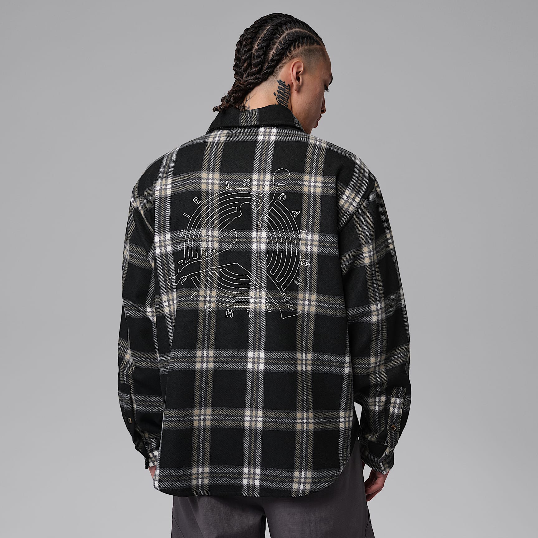 조던 플라이트 남성 플란넬 셔츠