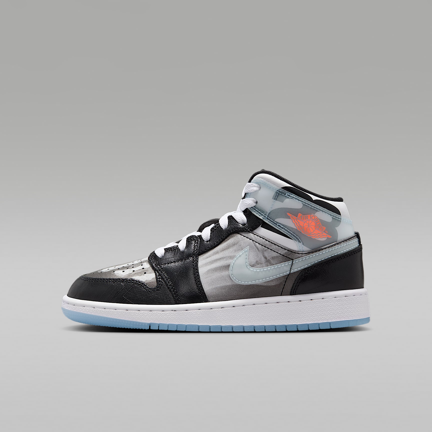 Tenis para niños grandes Air Jordan 1 Mid Sneaker School