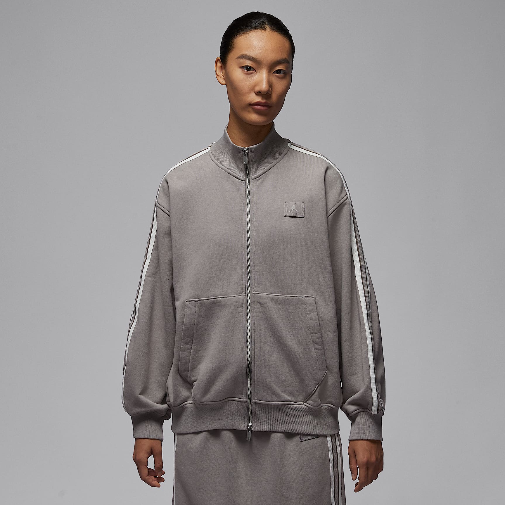 조던 플라이트 플리스 여성 프렌치 테리 풀집 재킷