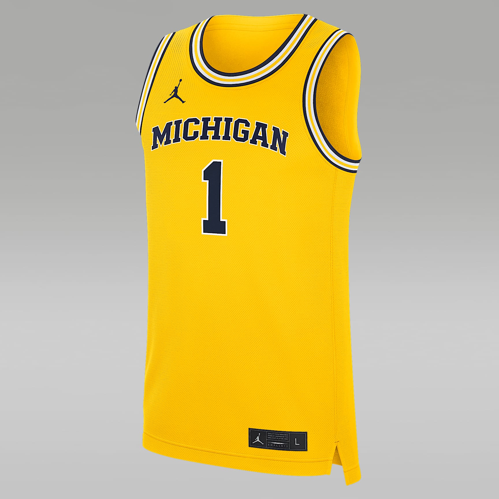 Jersey de básquetbol universitario de la marca Jordan para hombre Michigan Wolverines Replica