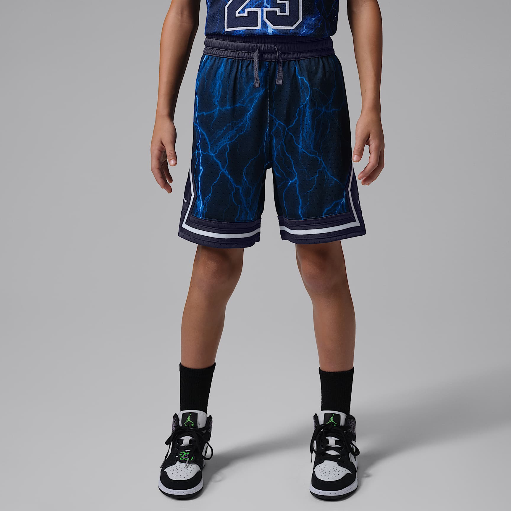 Jordan Big Kids' Dri-FIT Printed Sport Diamond Shorts