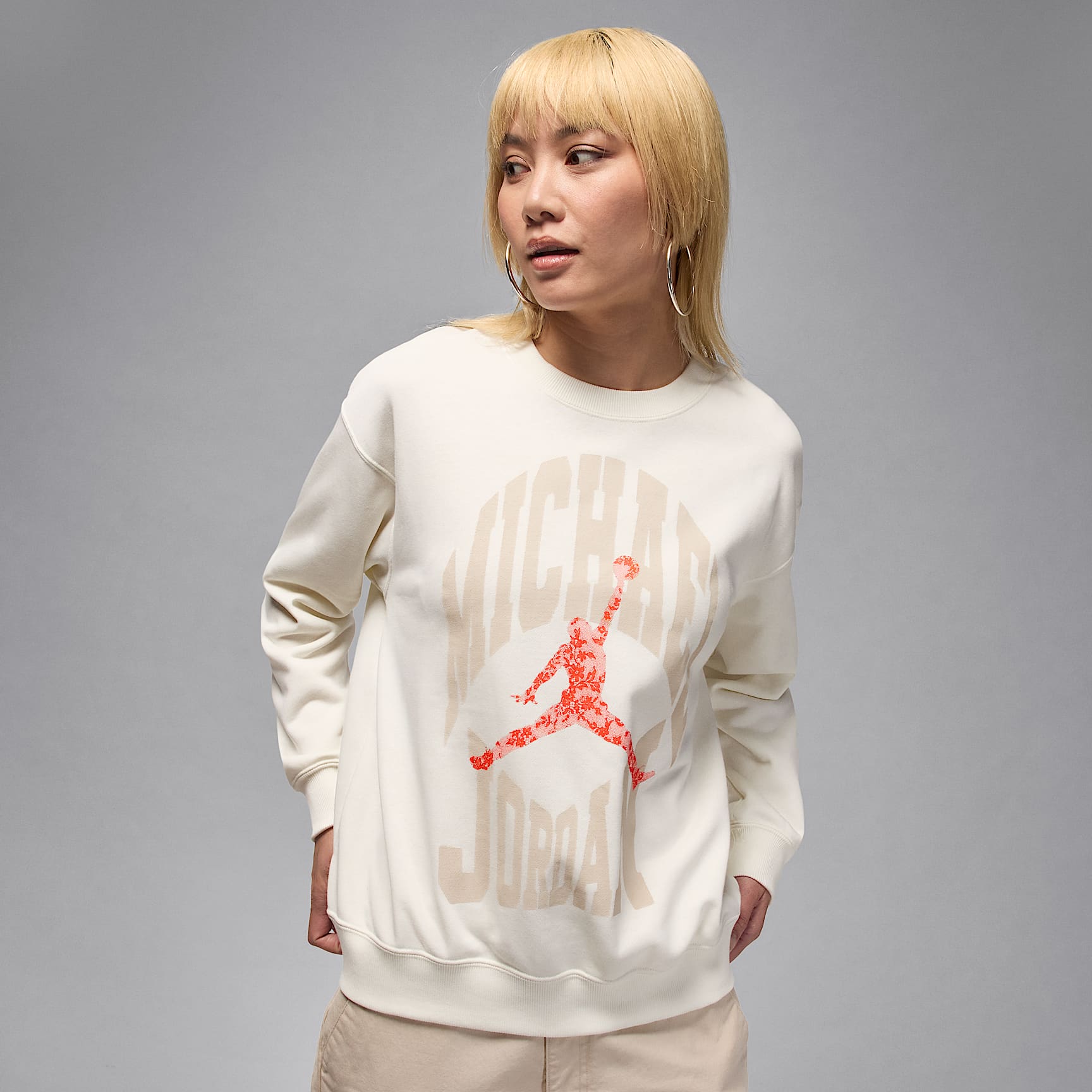 ジョーダン ブルックリン フリース ウィメンズ クルーネック スウェットシャツ