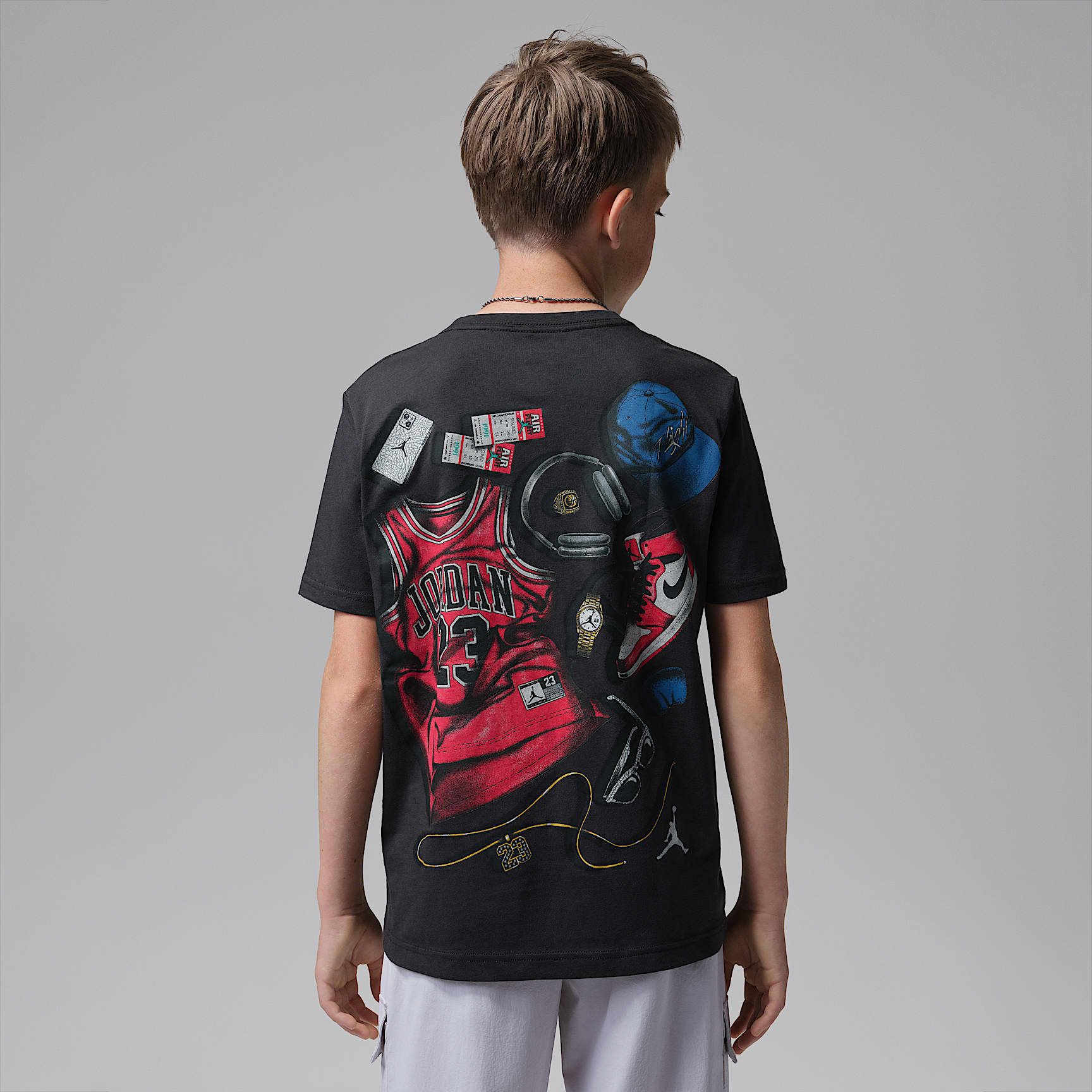 Playera Mike's Gear para niños talla grande Jordan