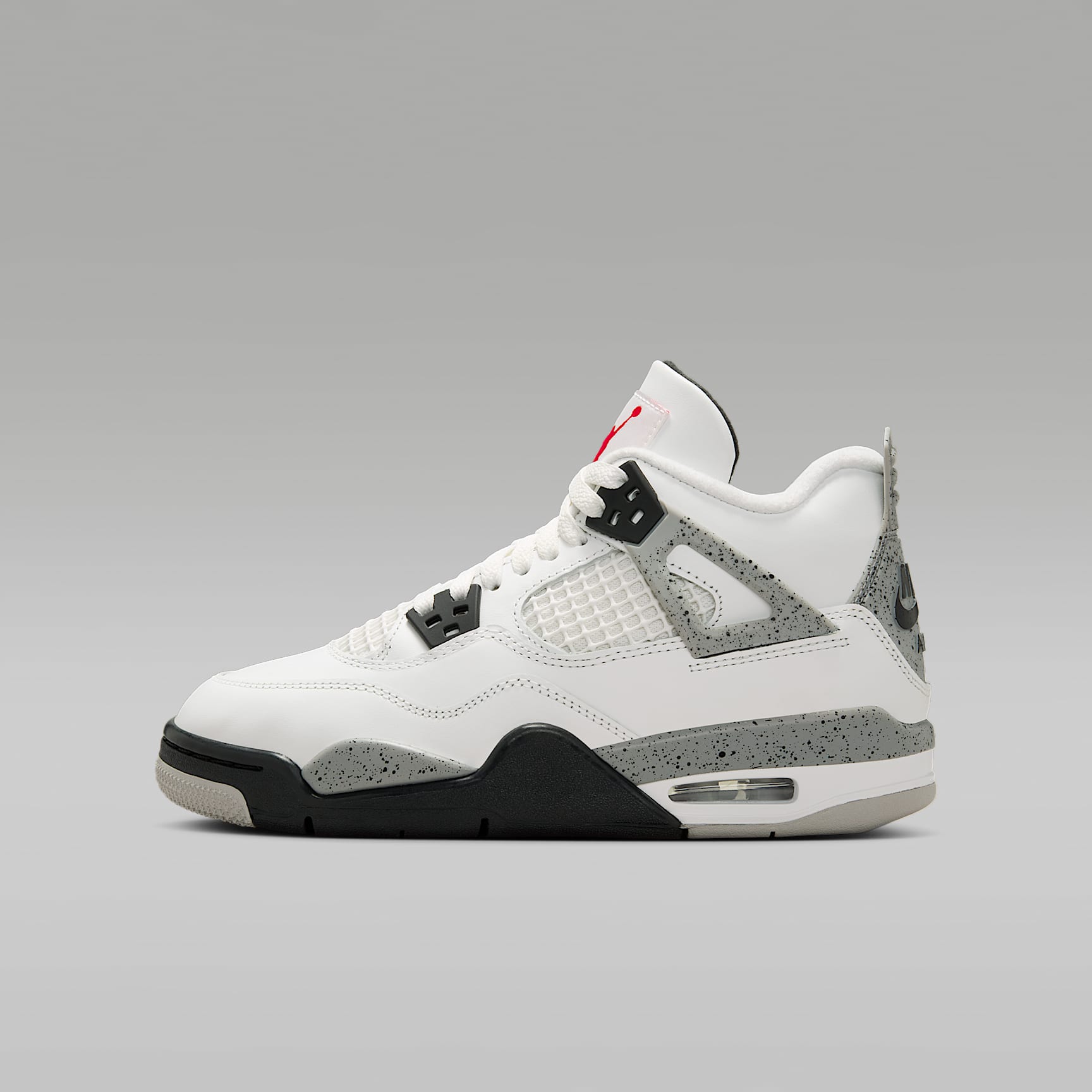 Air Jordan 4 Retro "White Cement" Big Kids' Shoes