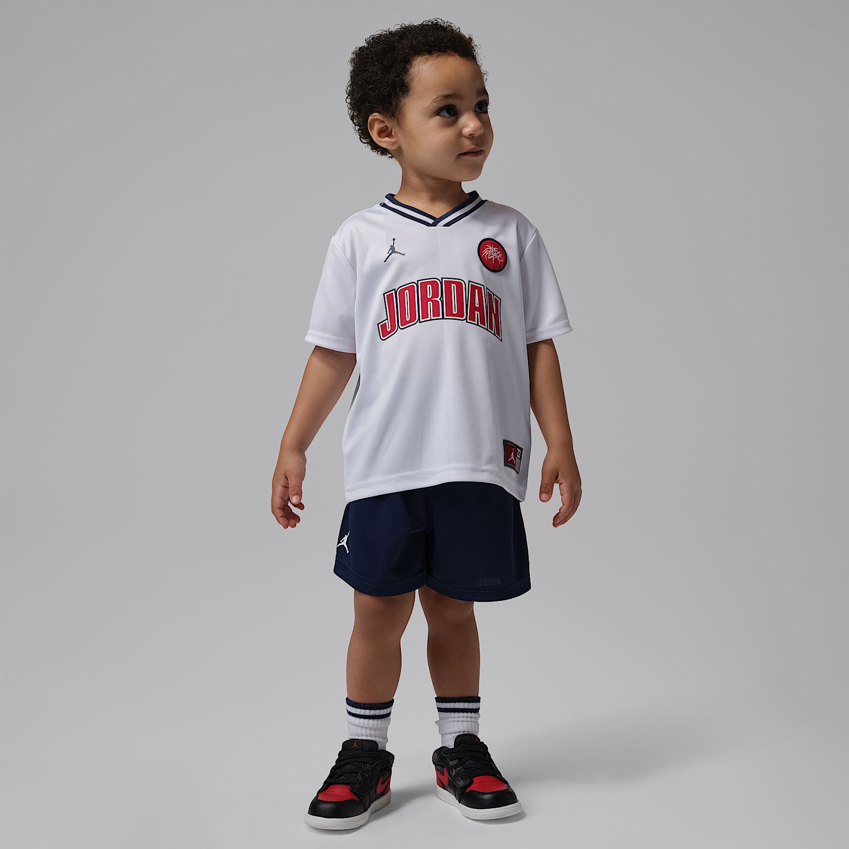 조던 베이비 스포츠 저지 앤 메쉬 쇼츠 세트