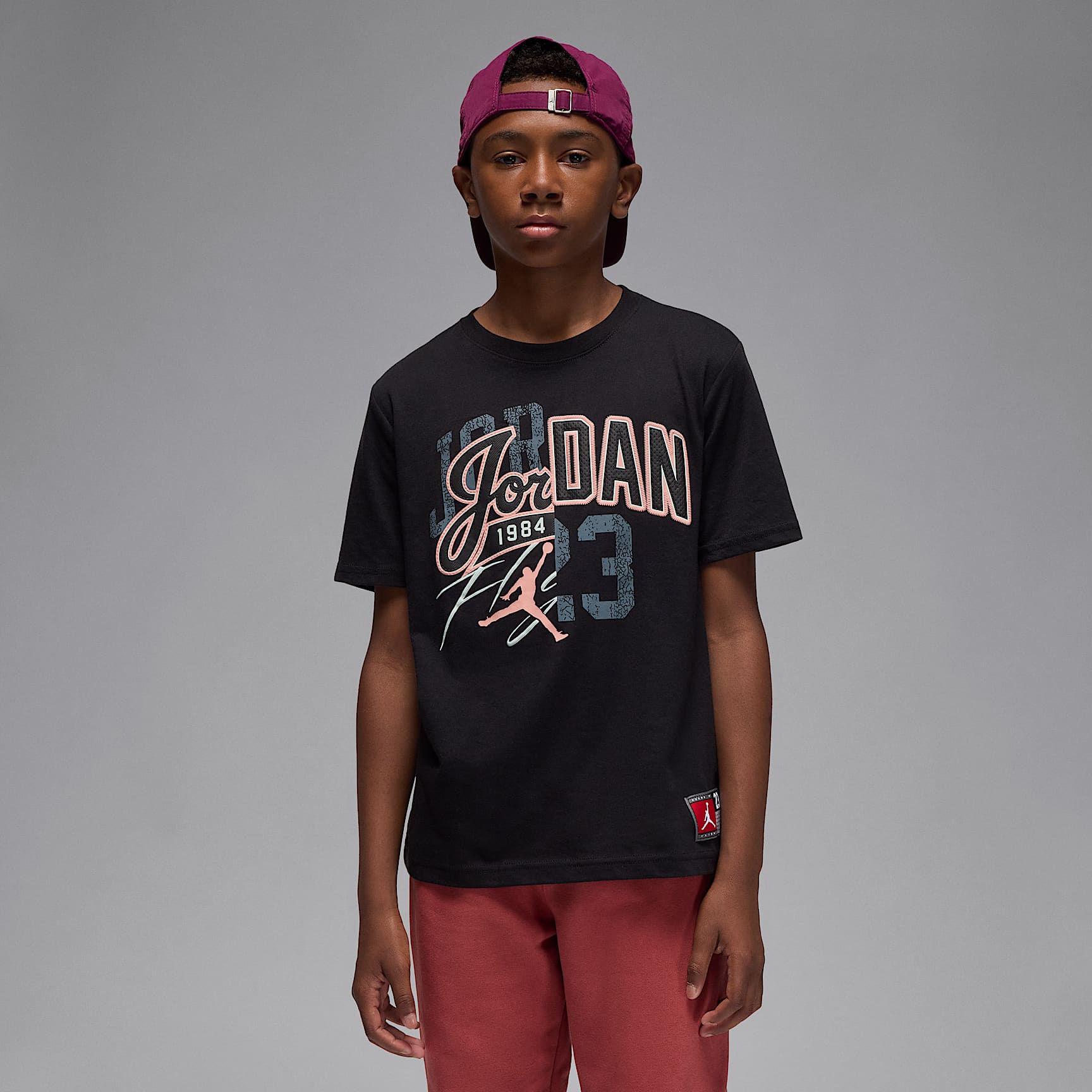 Playera Varsity Split Jordan para niños talla grande