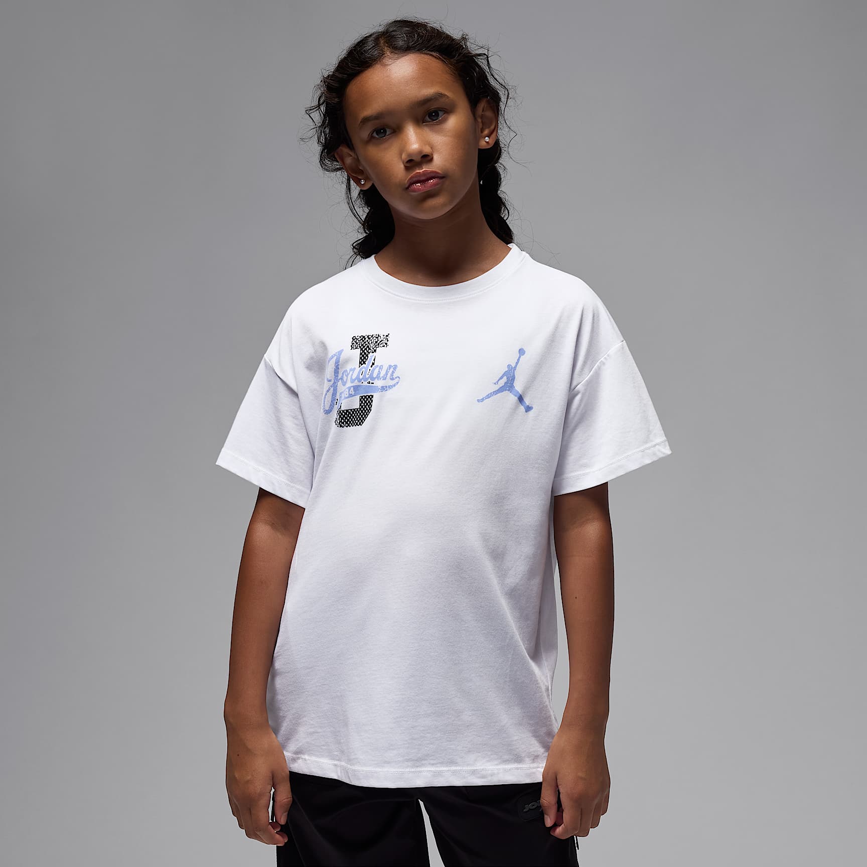 Jordan Older Kids' Distressed Collegiate T-Shirt