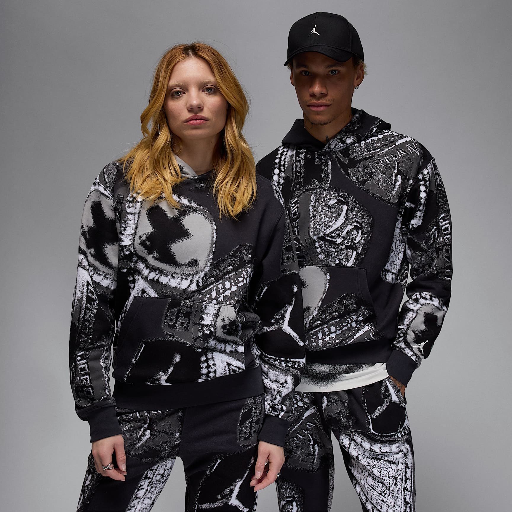 Sudadera con gorro sin cierre de tejido Fleece con estampado para hombre Jordan MVP