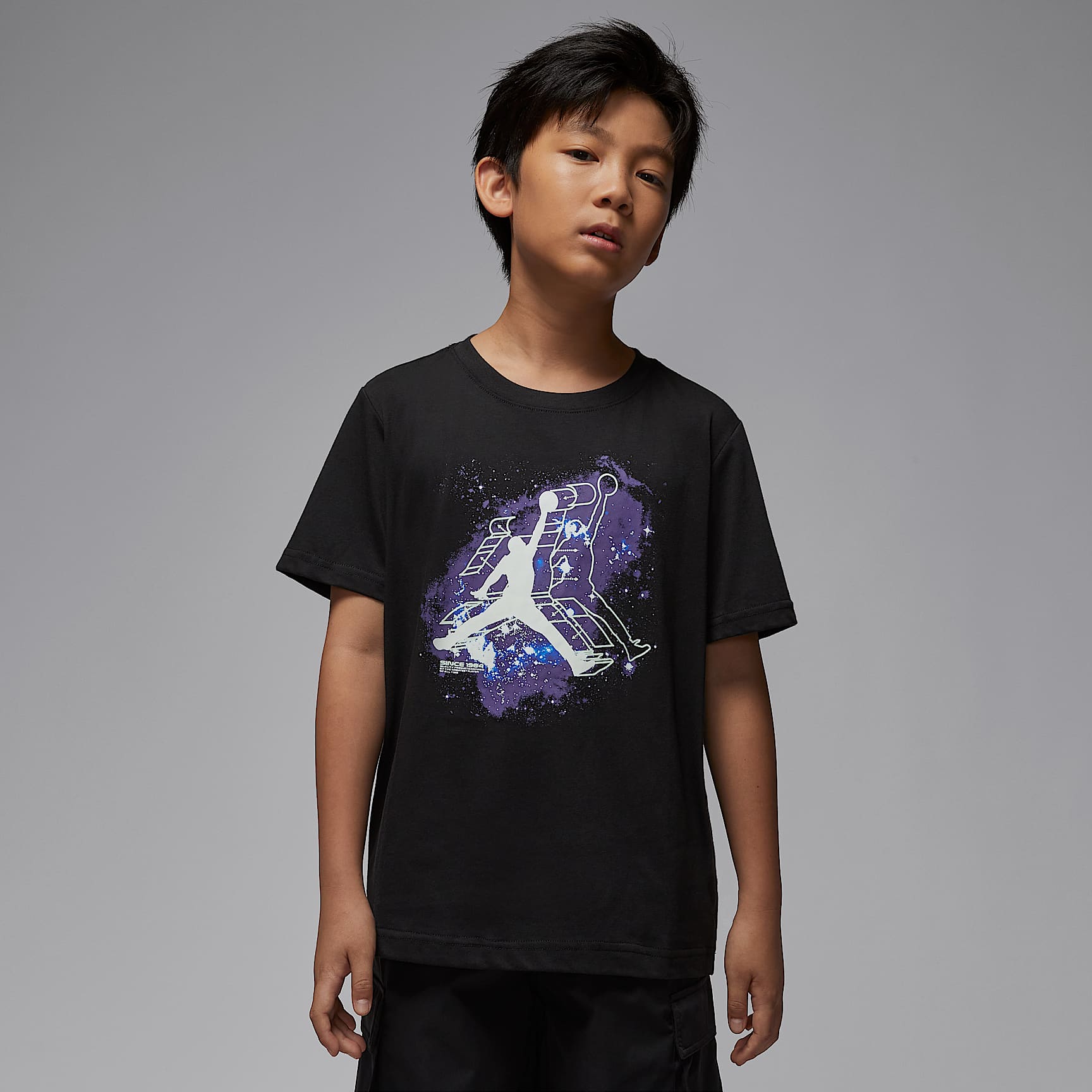 Playera para niños talla grande Glow "Sky Is Not The Limit" Jordan