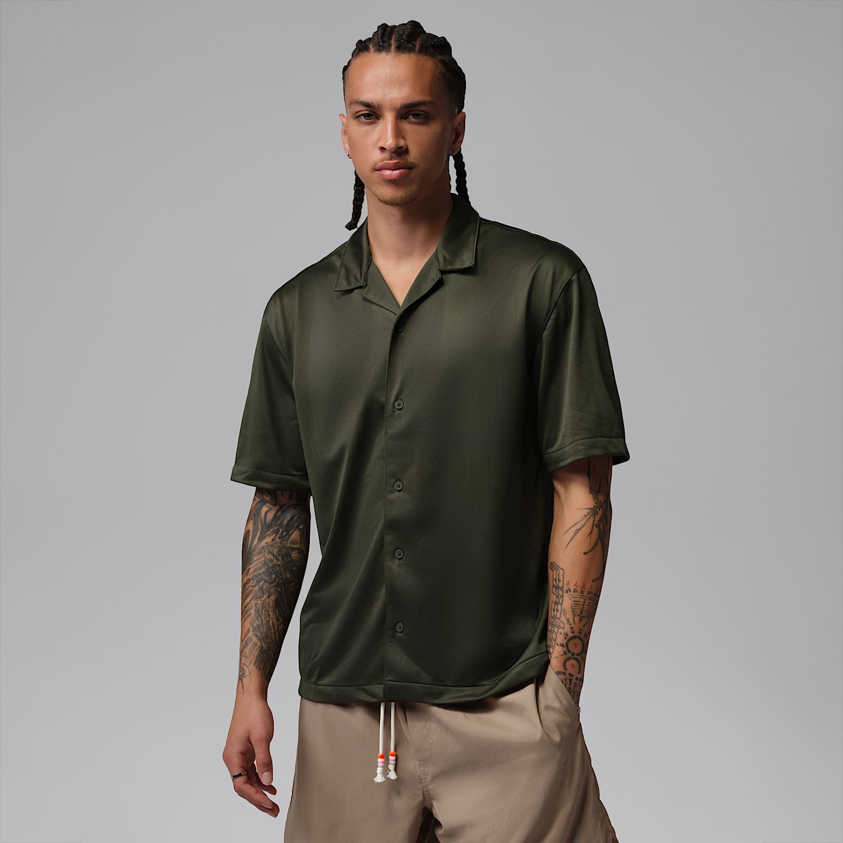 Jordan Brooklyn Men's Festival Button-Down Top