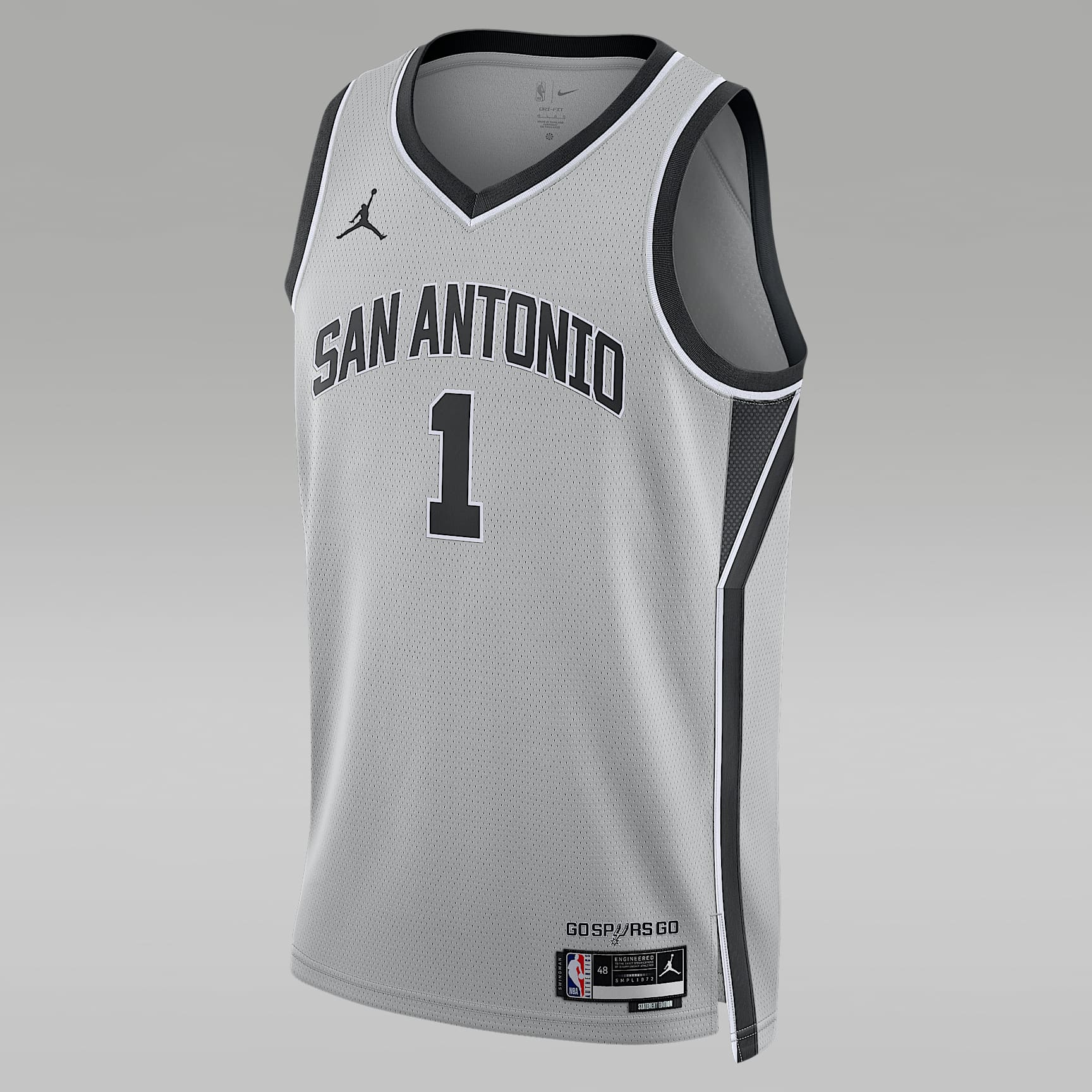 Jersey Nike Dri-FIT de la NBA Swingman para hombre San Antonio Spurs 2025/26 Statement Edition