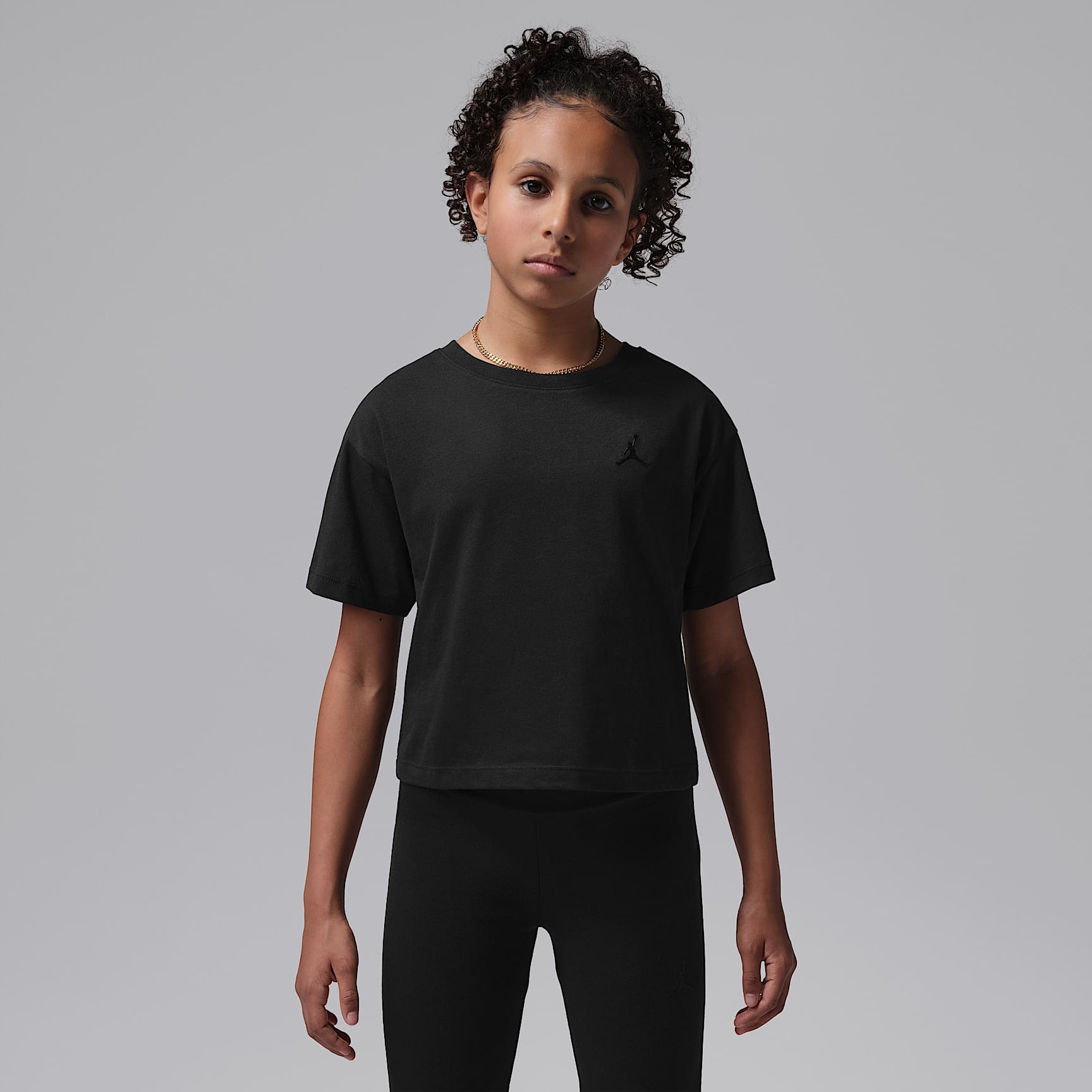 Playera para niños talla grande Brooklyn Jordan