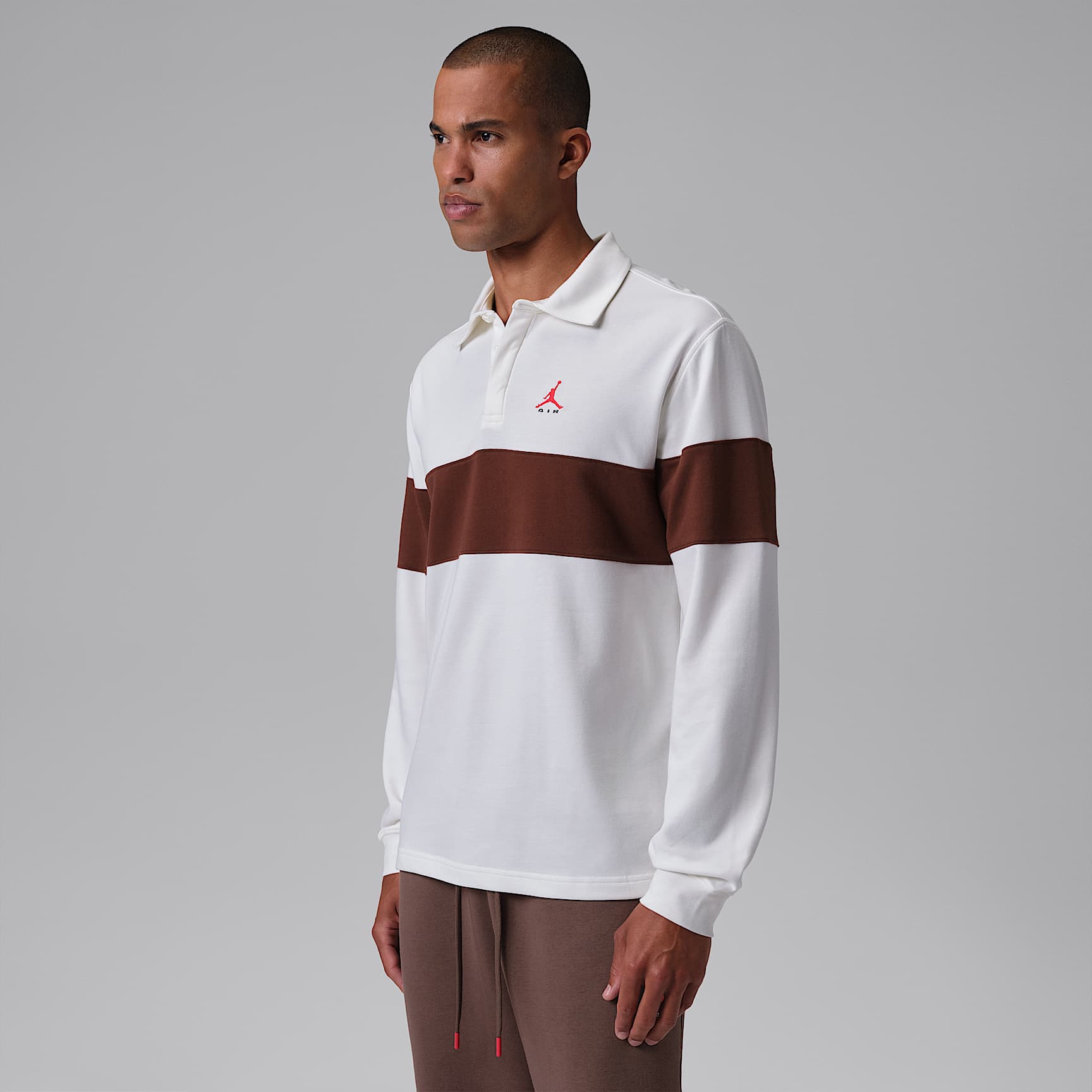 Jordan Brooklyn Men's Long-Sleeve Polo