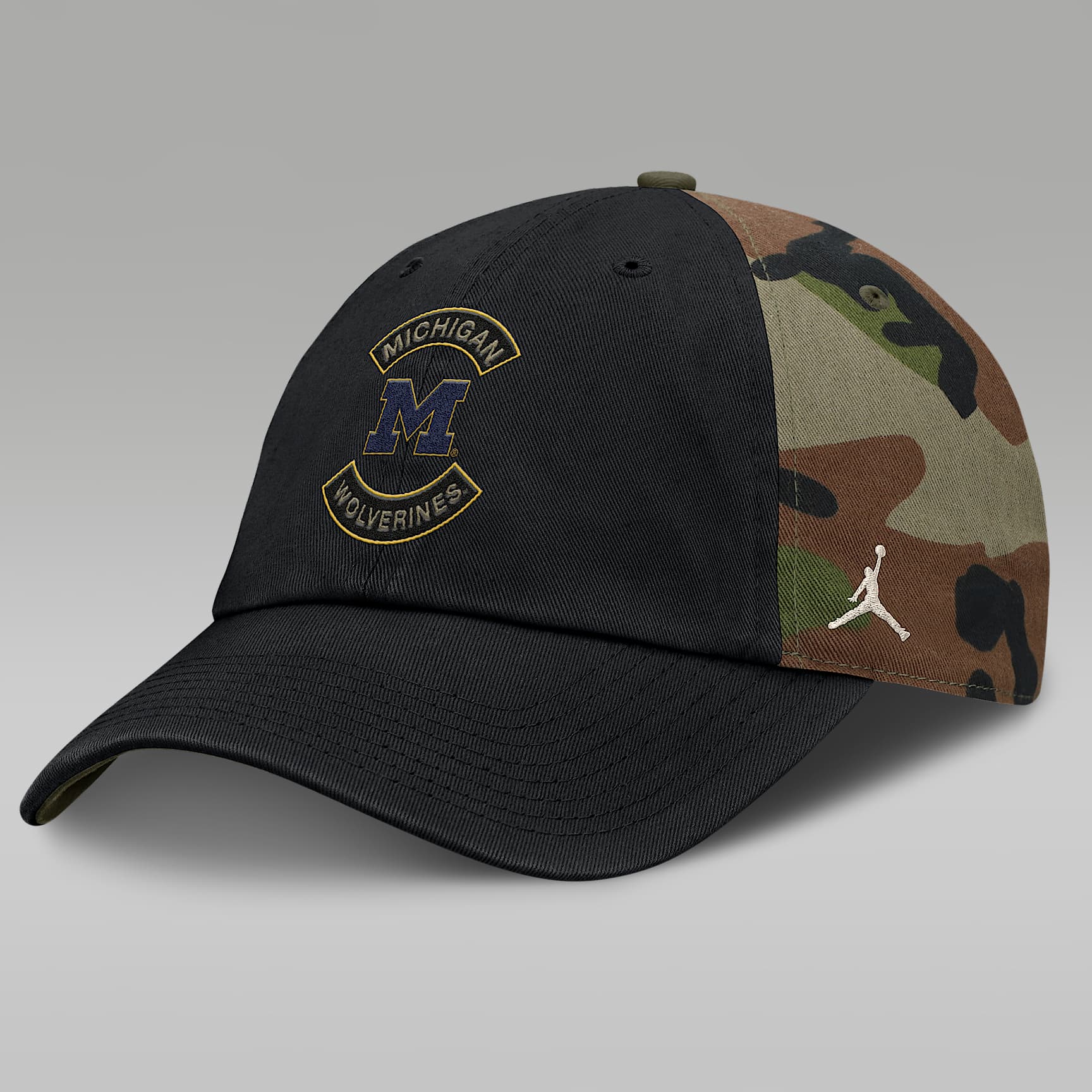 Michigan 2025 Military Appreciation Club Men's Nike College Adjustable Hat