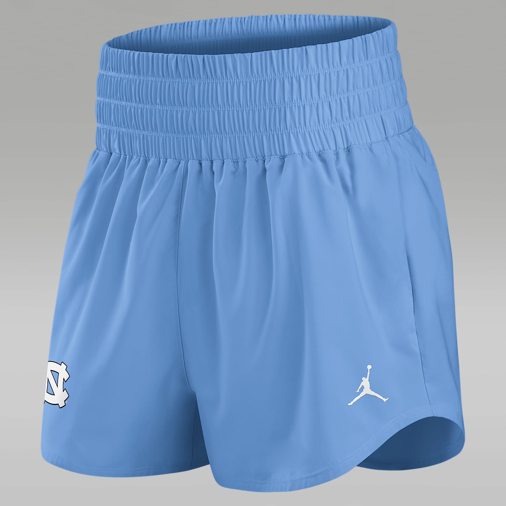 Shorts universitarios marca Jordan Dri-FIT para mujer North Carolina Primary Logo One