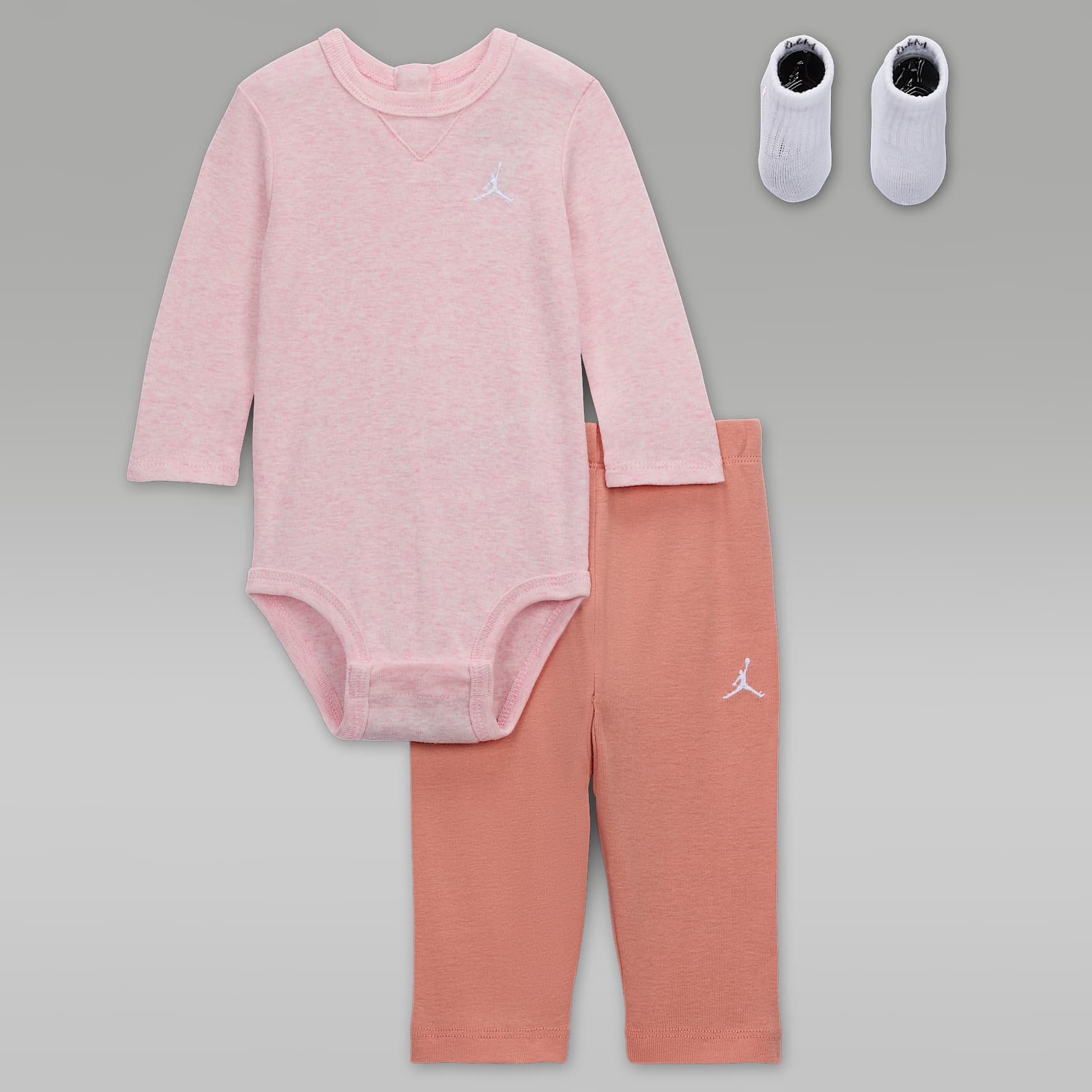 Jordan Baby Essentials Long-Sleeve Bodysuit Boxed Set