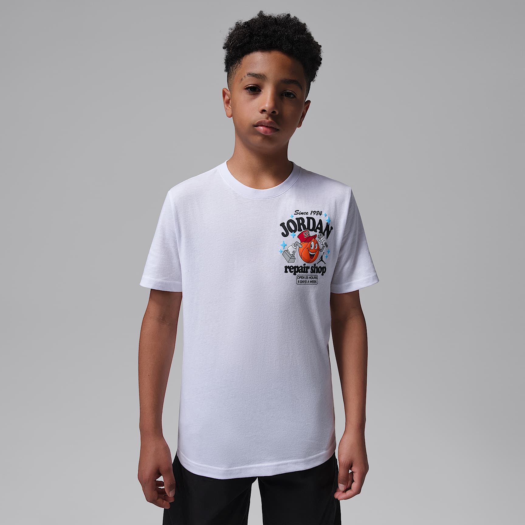 Jordan Big Kids' MJ's Repair Shop T-Shirt
