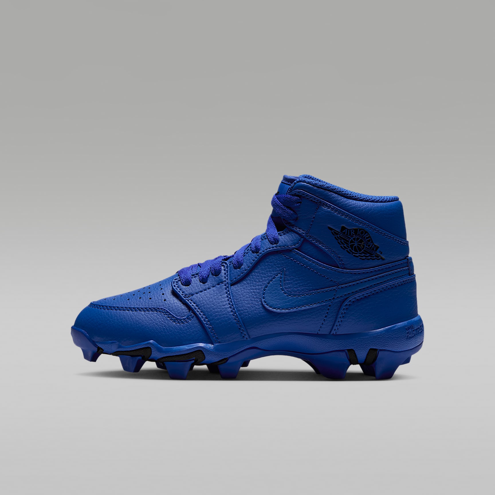 Tacos de futbol para niños de preescolar/grandes Jordan 1 Mid