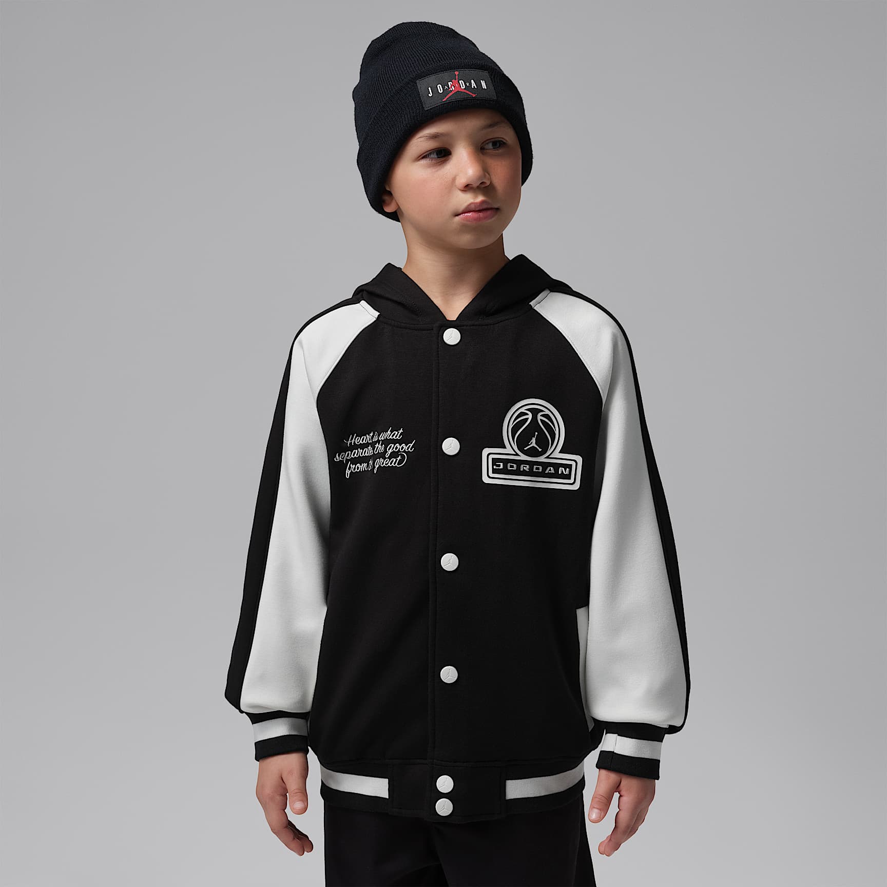 Jordan Big Kids' Knit Bomber Jacket