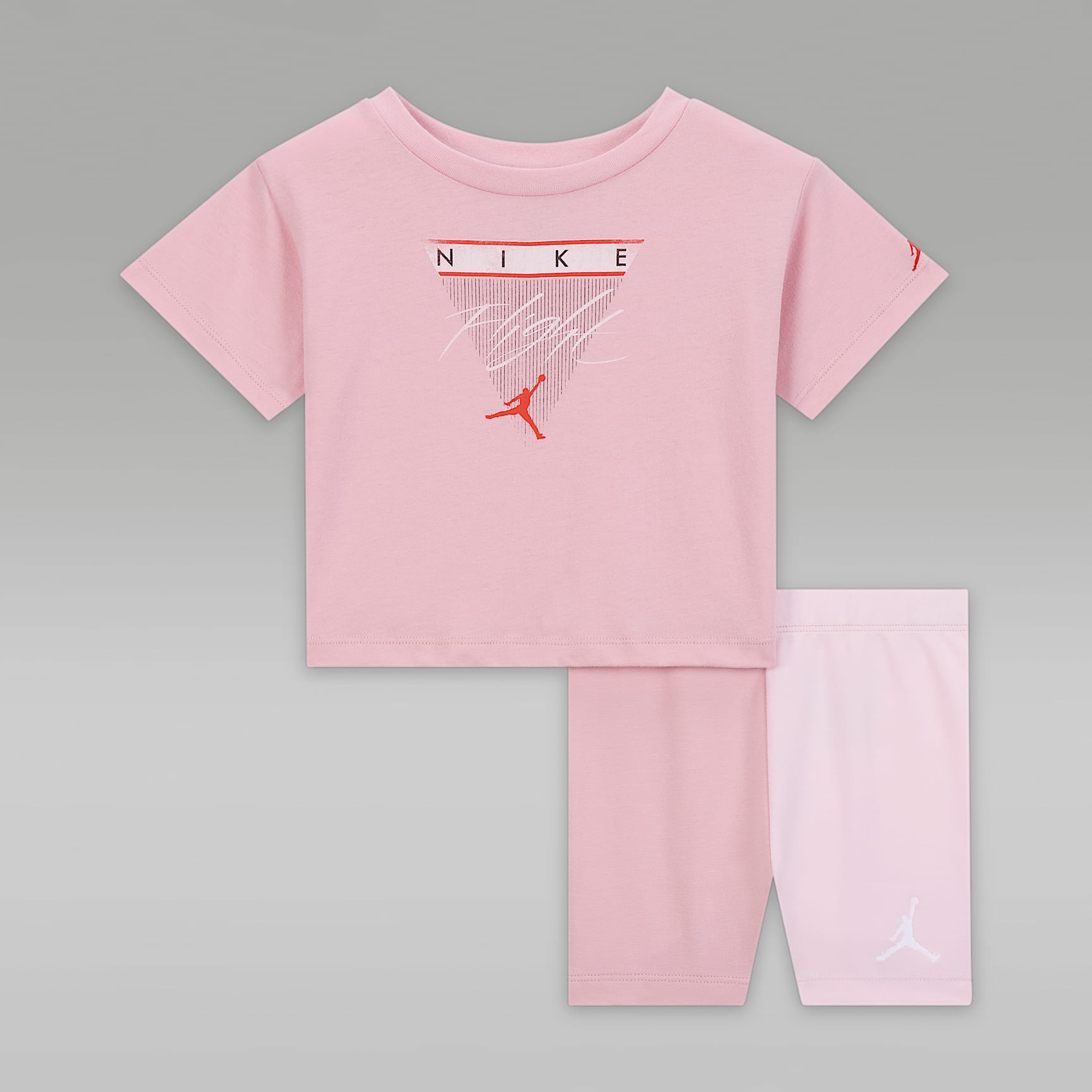 Jordan Mini Me Flight kerékpáros rövidnadrágszett babáknak (12-24 hónapos korig)