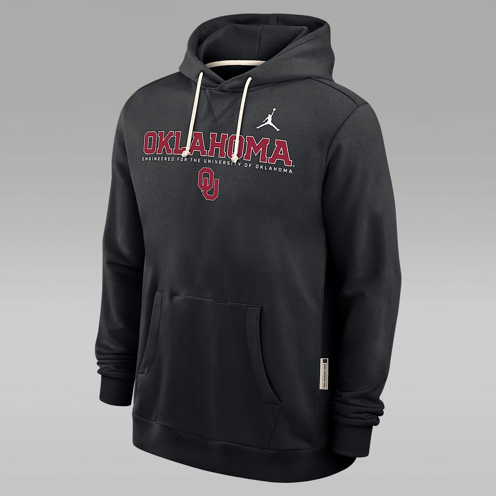 Oklahoma Sideline Men's Jordan Brand Dri-FIT College Pullover Hoodie