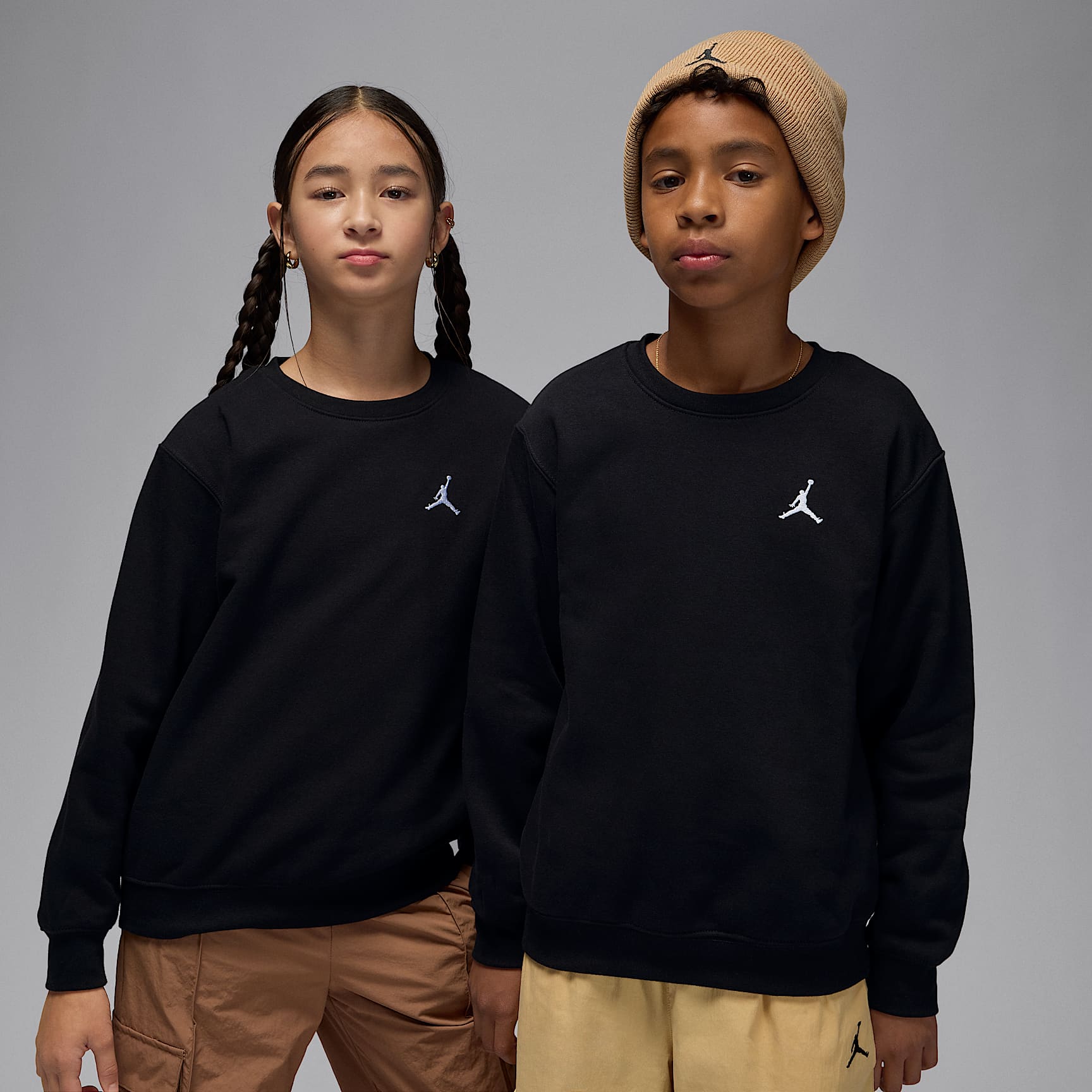 Jordan Brooklyn Fleece Big Kids' Crew Top