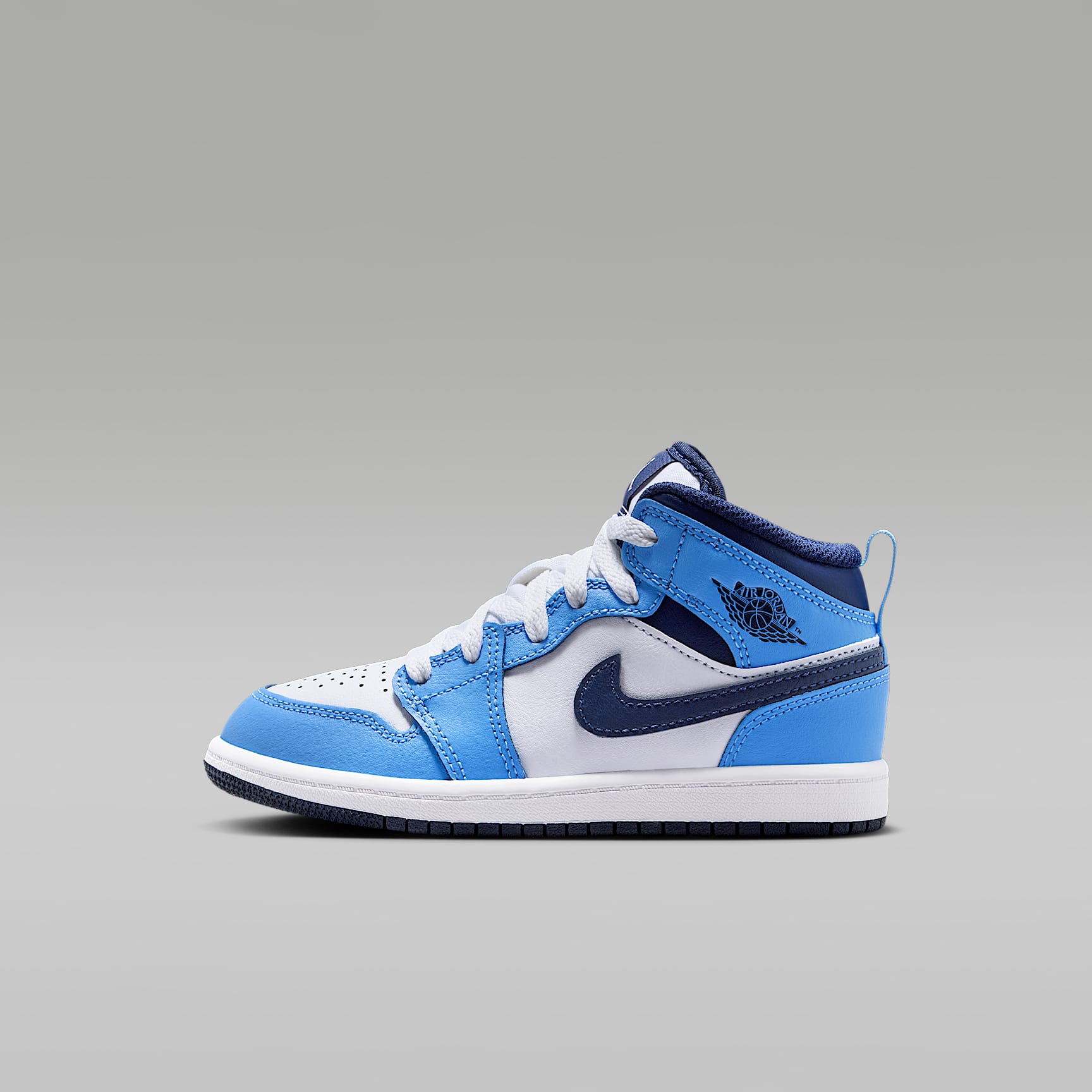 19cm】キッズ/ジョーダン1/Nike PS Jordan 1 /UNC Jordan 1 Mid Little 