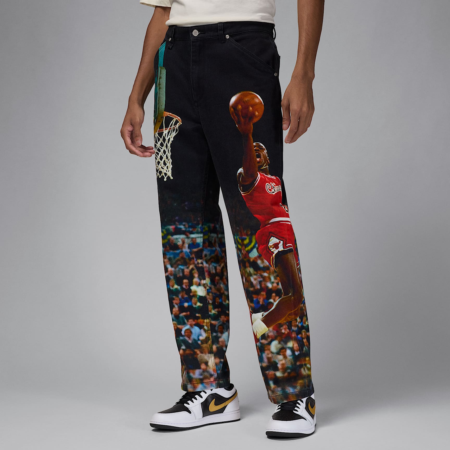 Air Jordan Men's Printed Twill Trousers