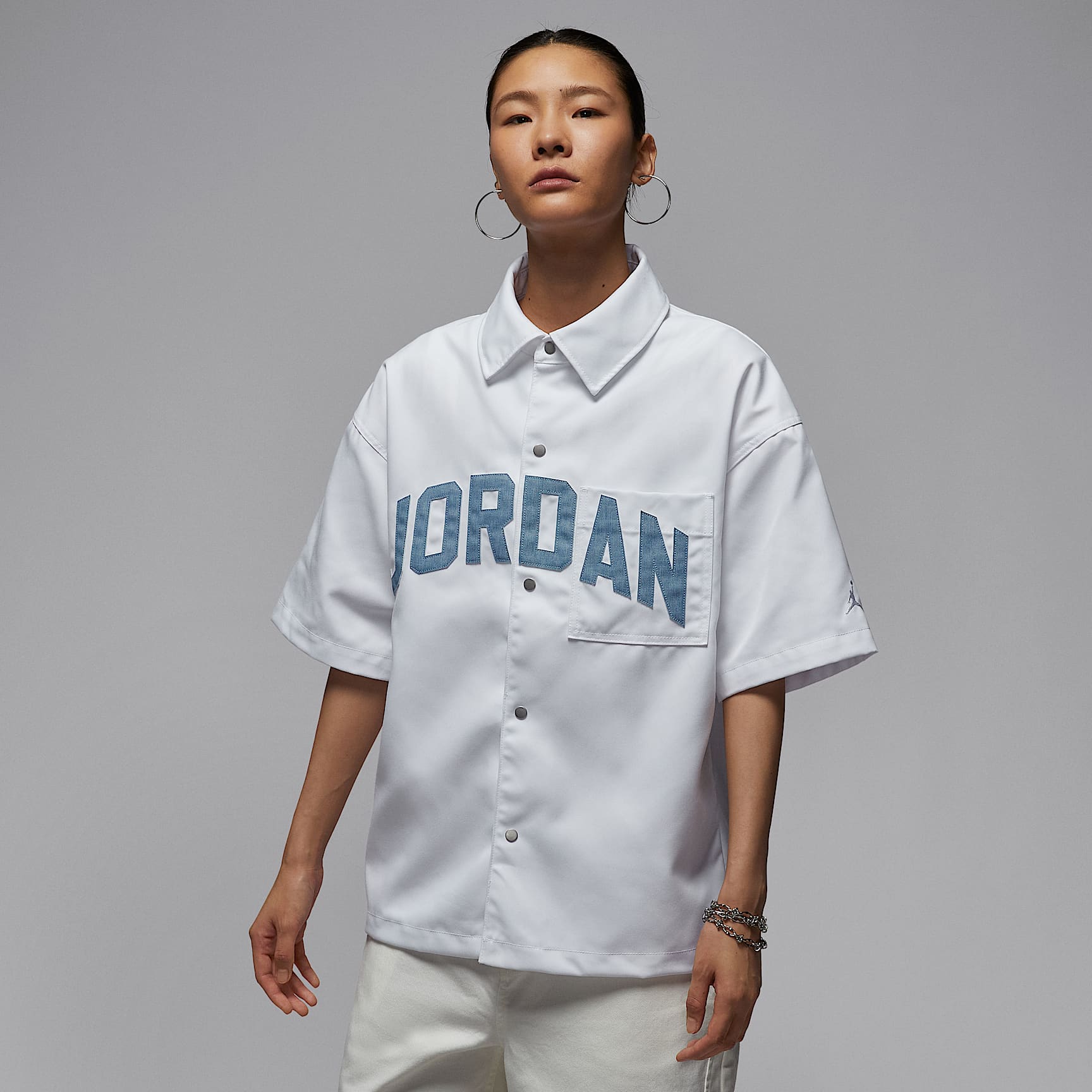 Jordan Flight Women's Woven Short-Sleeve Top