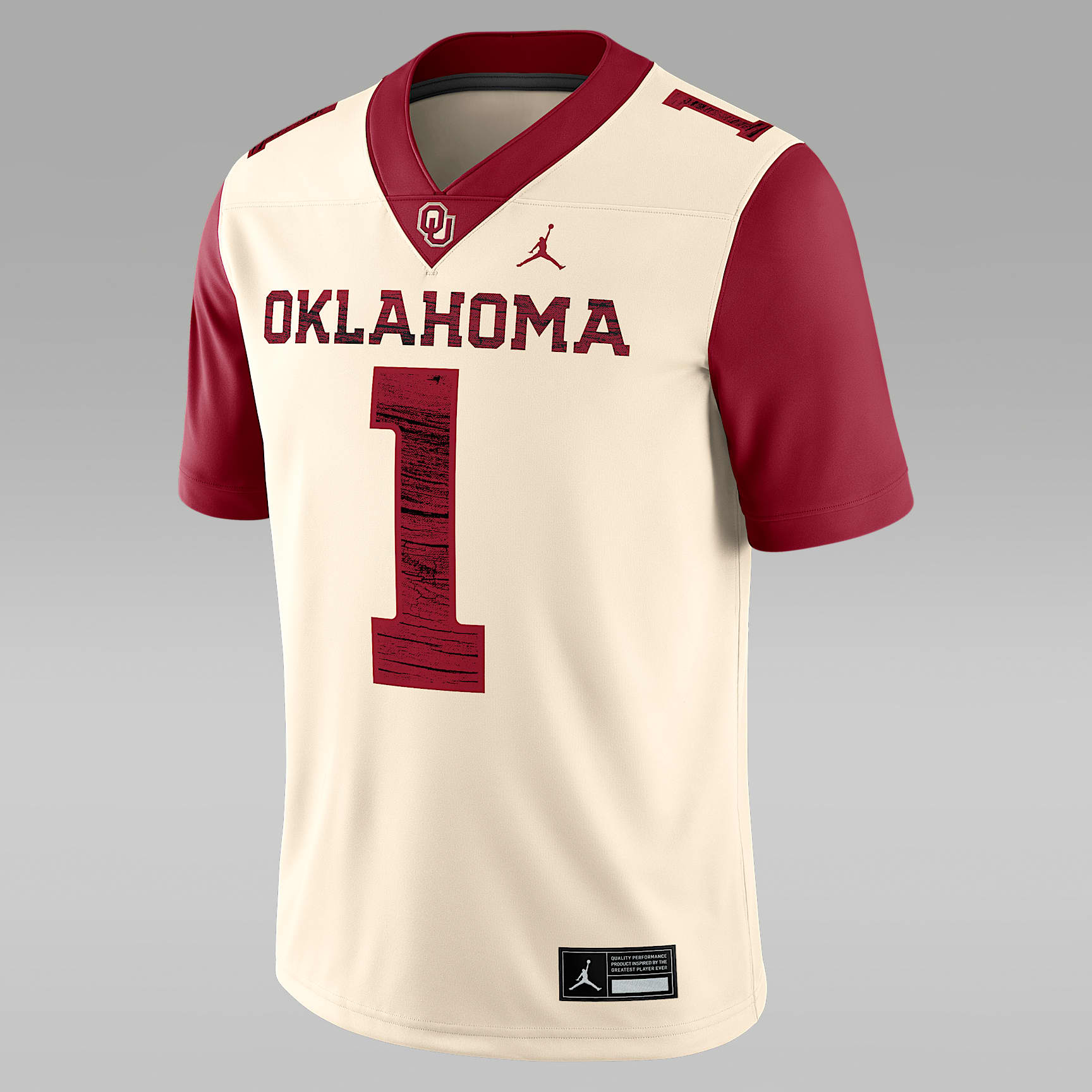 Jersey universitario marca Jordan Dri-FIT Game para hombre Oklahoma Sooners