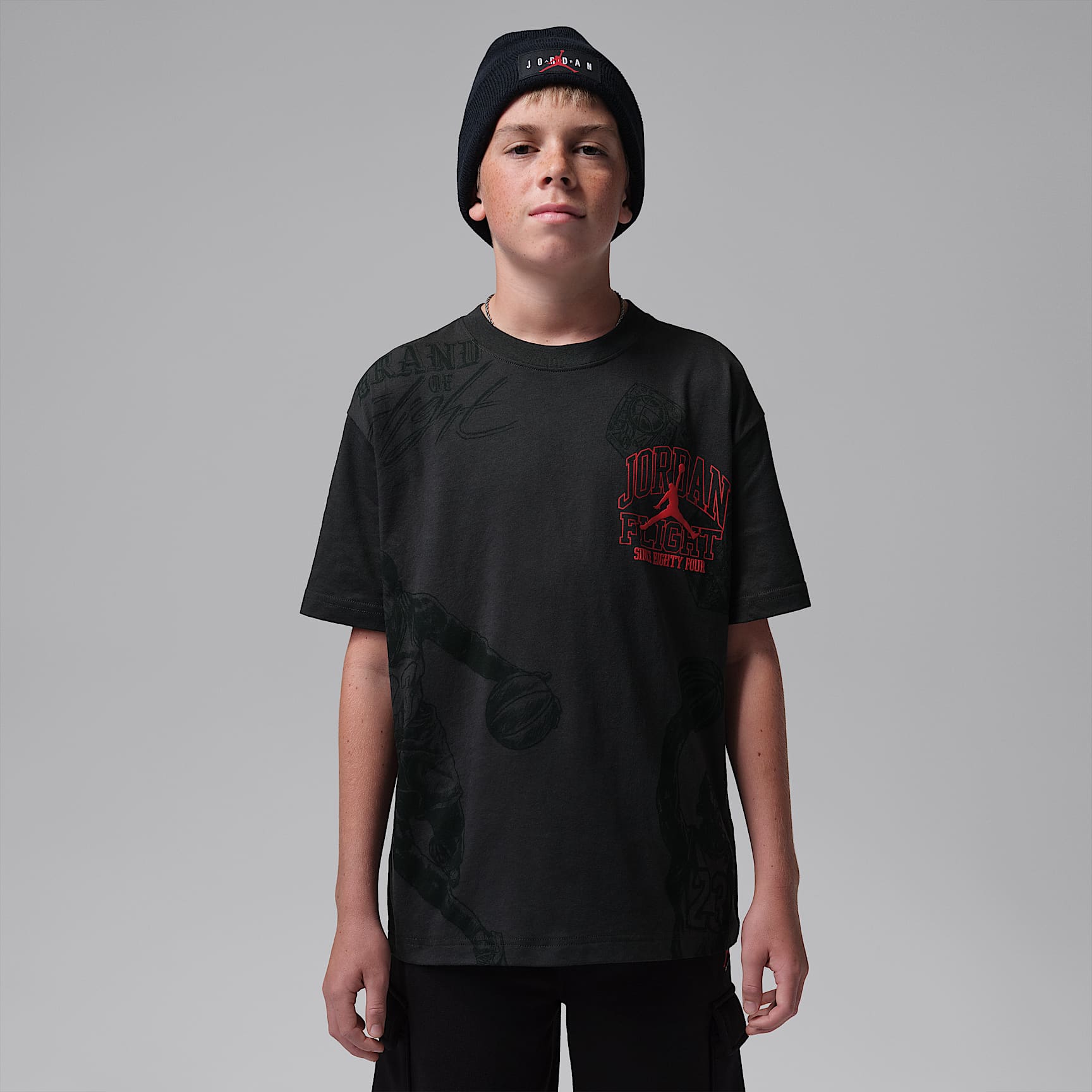 Jordan Big Kids' Fireside Graphic T-Shirt