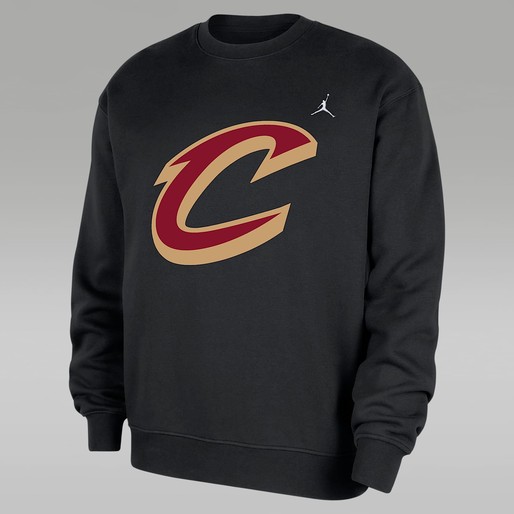 Cleveland Cavaliers Statement Essentials Men's Jordan NBA Fleece Crew-Neck Sweatshirt