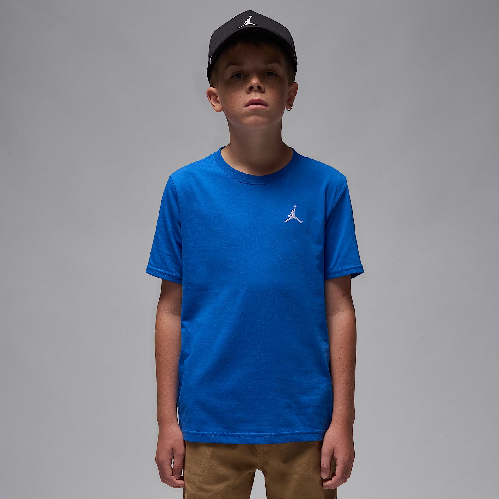 Playera bordada Jumpman Air para niños talla grande Jordan 