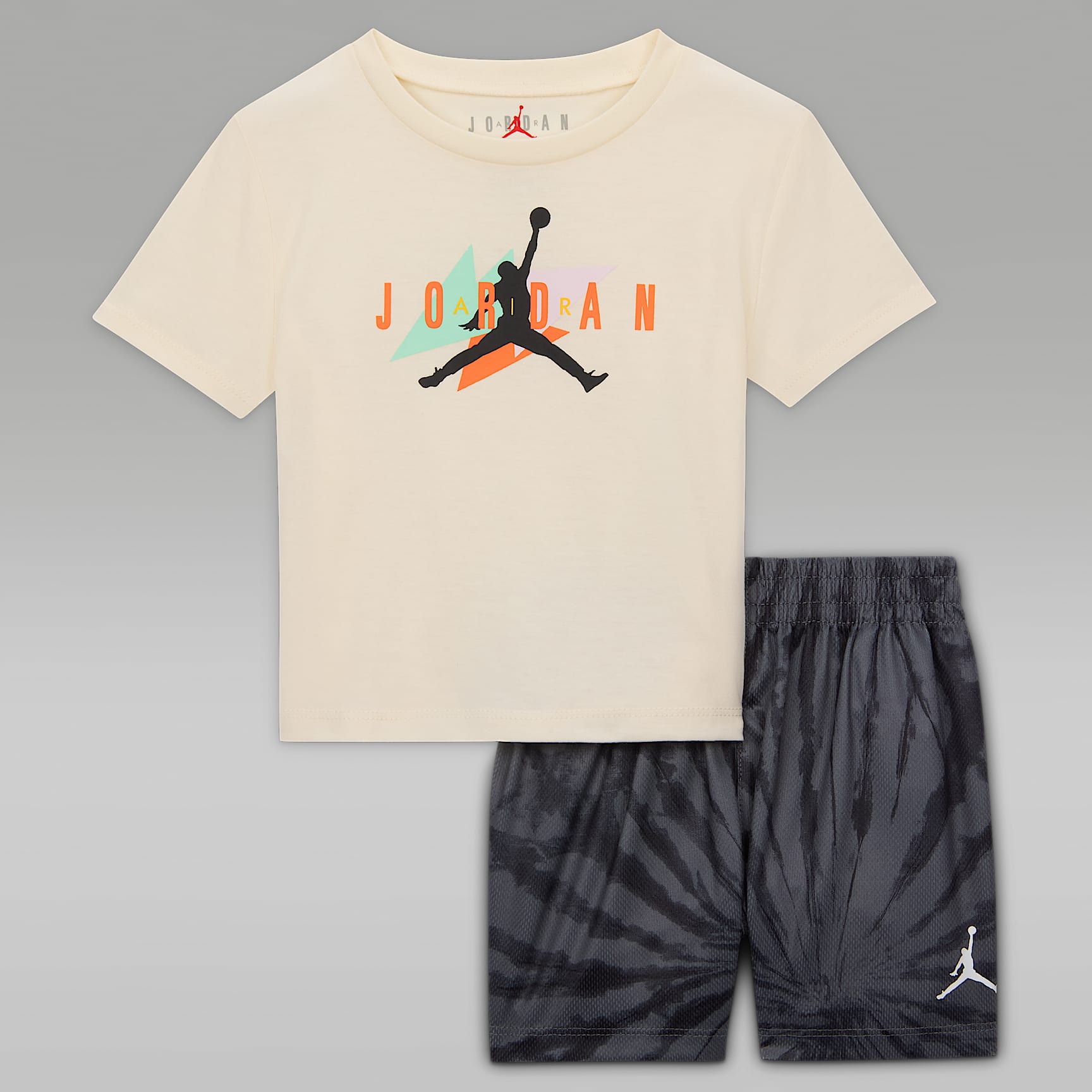Jordan Baby 2-Piece Festival Tie Dye Shorts Set
