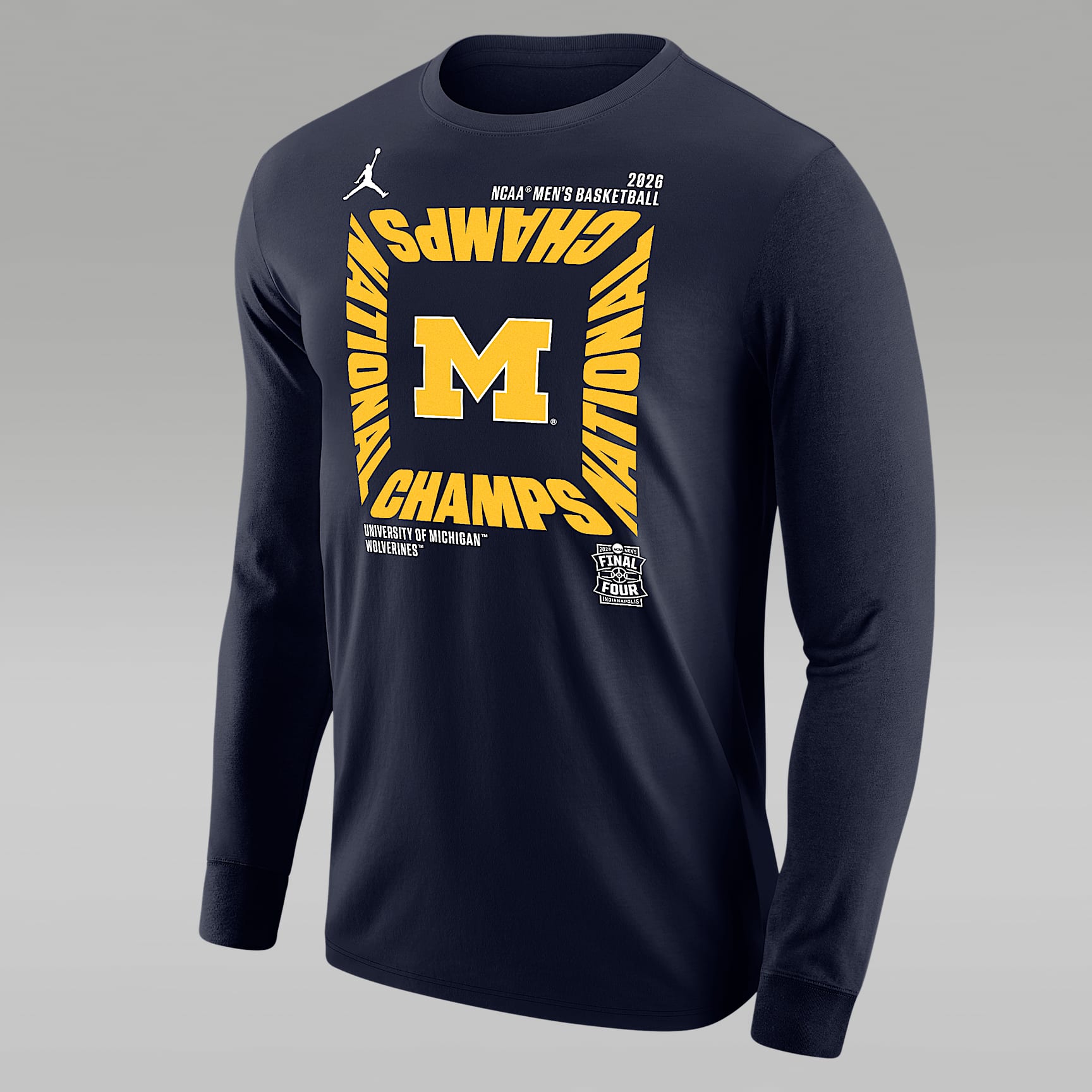 Michigan (Men's Team) Men's Jordan College Long-Sleeve T-Shirt