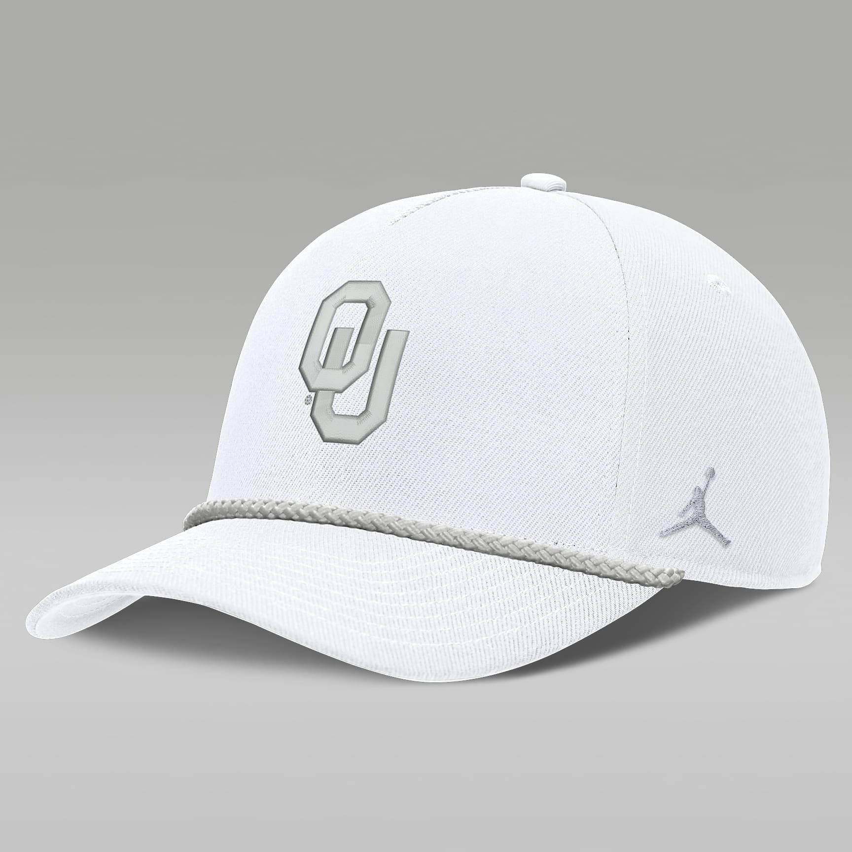Oklahoma Sideline Rope Rise Men's Jordan Brand College Adjustable Hat