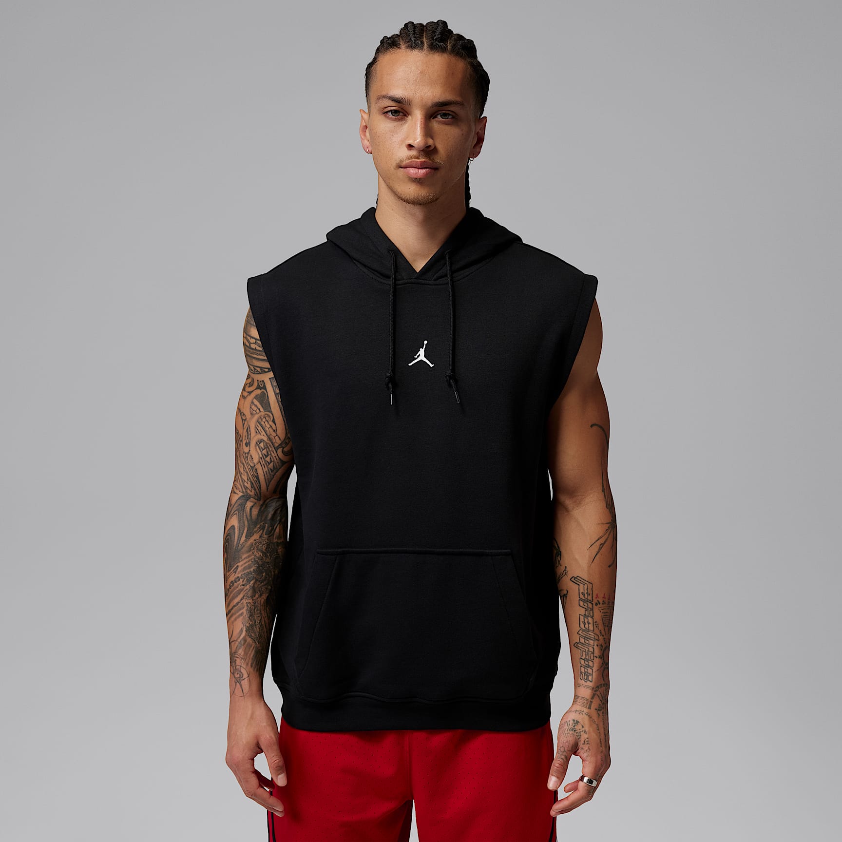Felpa Pullover Senza Maniche Con Cappuccio Dri FIT Jordan Sport 
