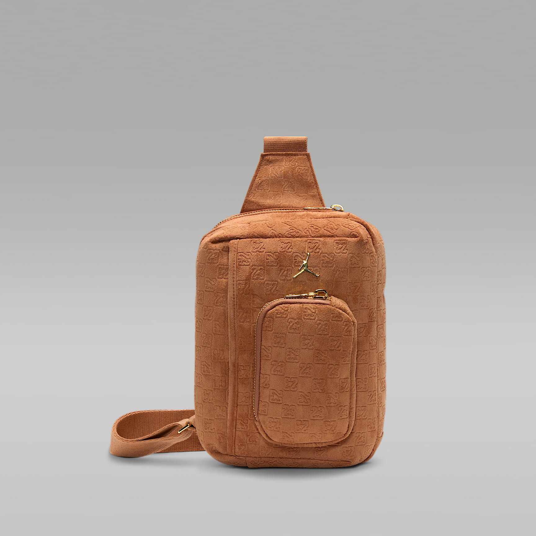 Jordan Suede Monogram Sling Bag (3L)