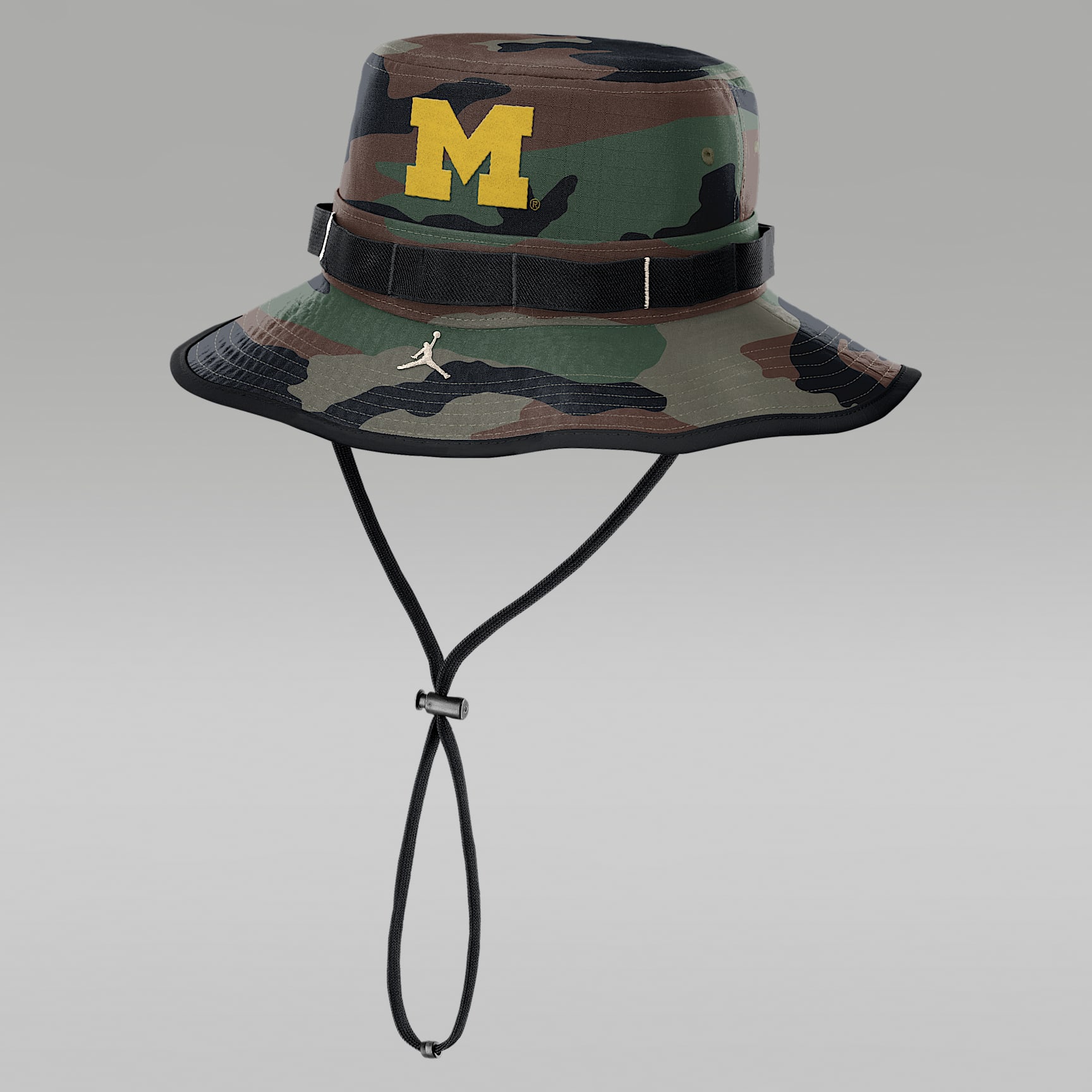 Michigan 2025 Military Appreciation Boonie Men's Jordan Brand Dri-FIT College Bucket Hat