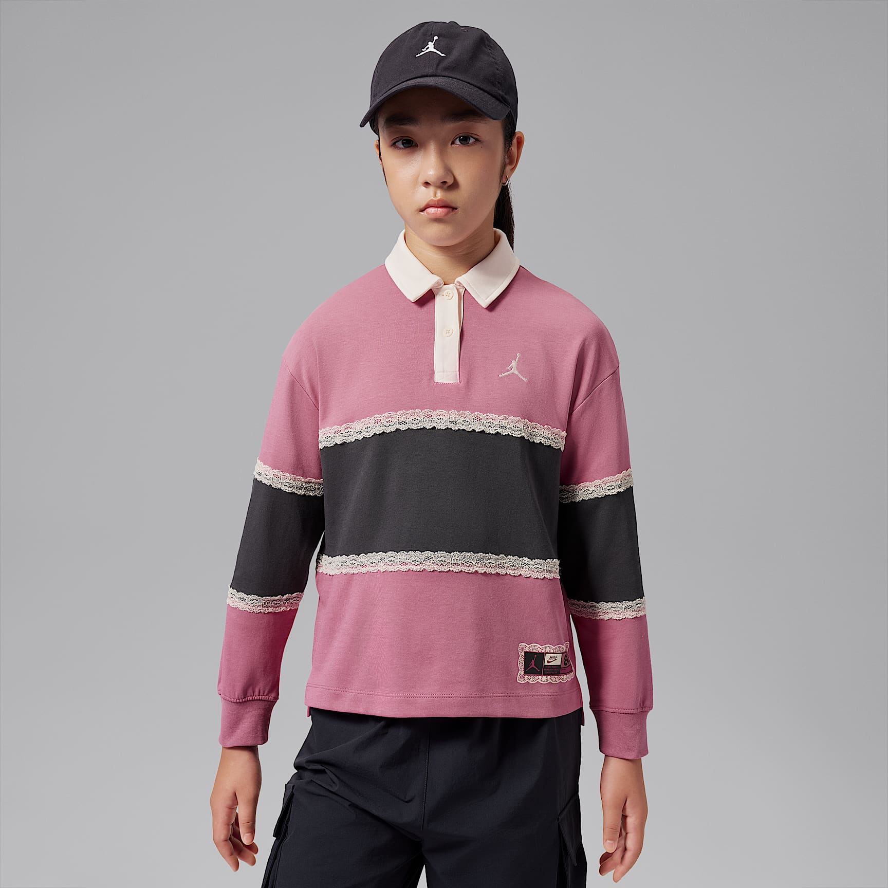 Jordan Big Kids' Dri-FIT Rugby Top