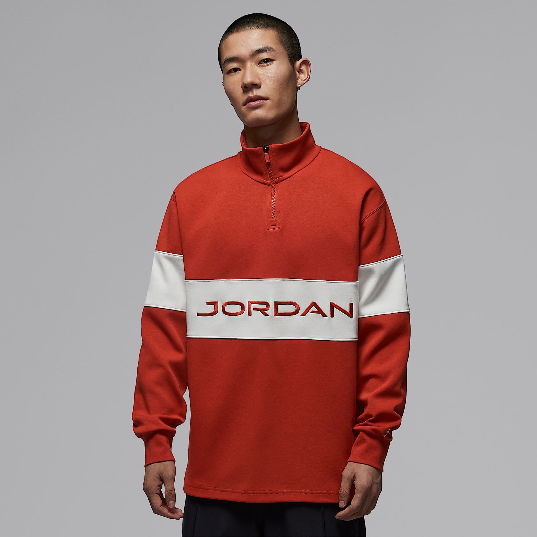 조던 남성 드라이 핏 쿼터집 골프 탑