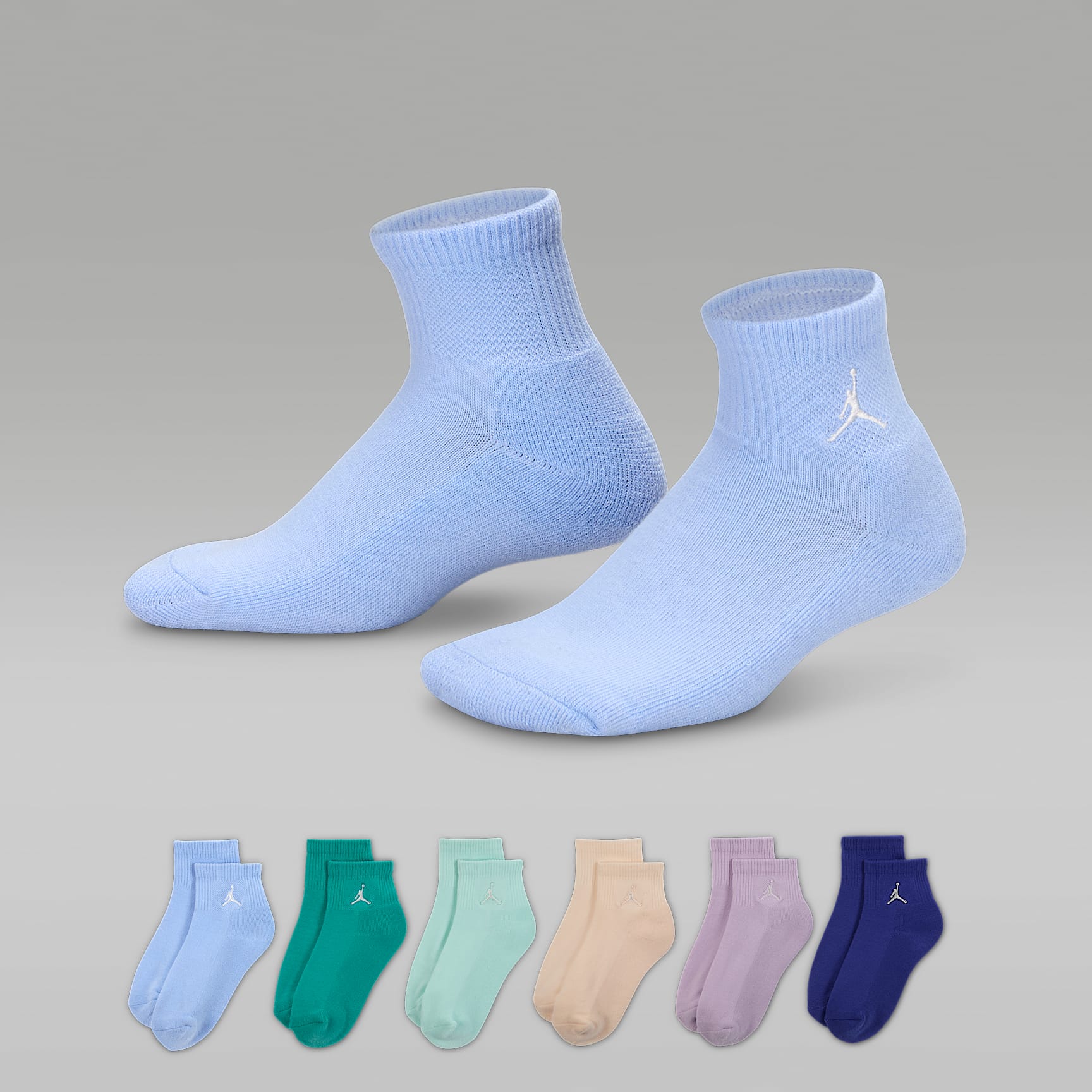 Calcetines al tobillo para niños talla grande (6 pares) Jordan Everyday Essentials
