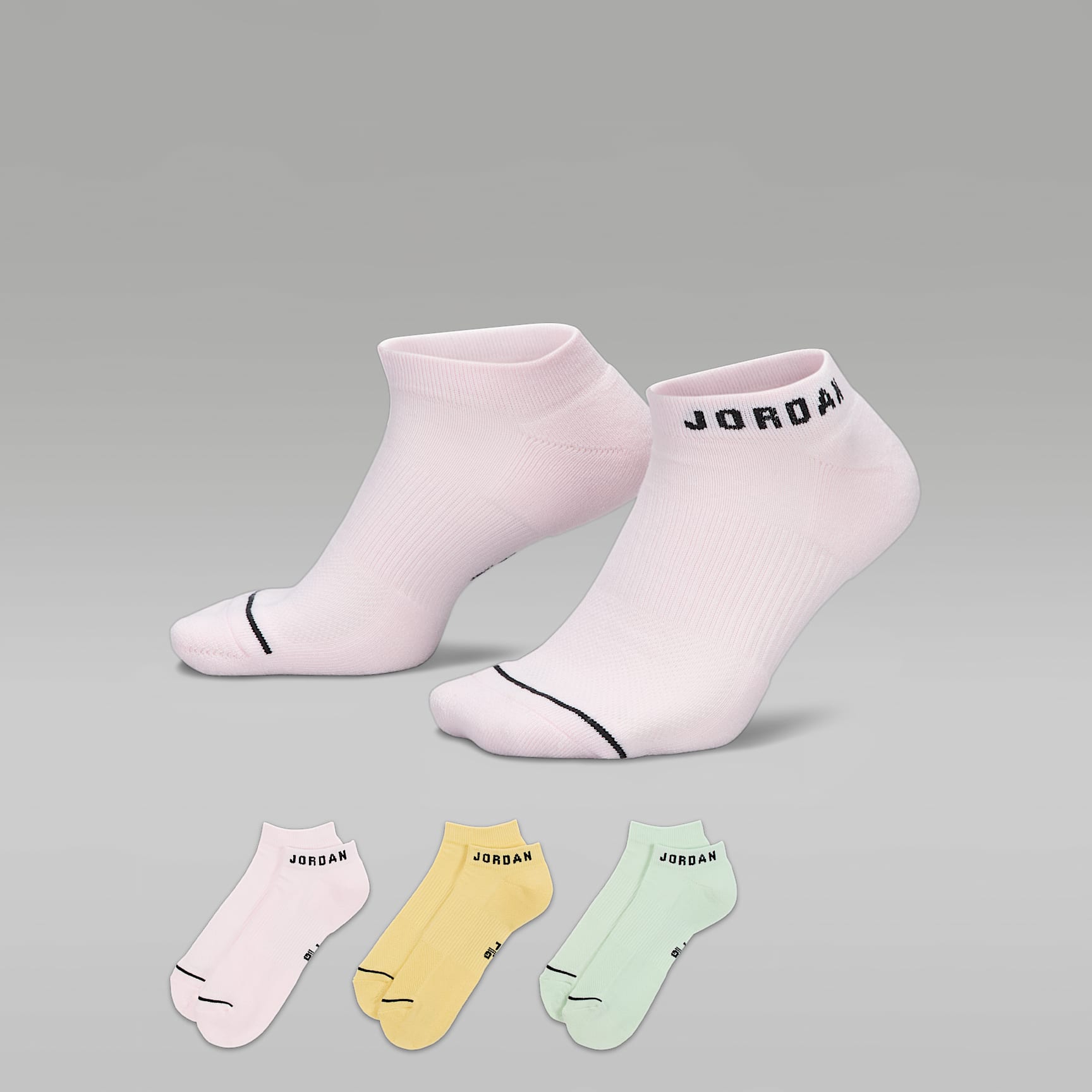 Jordan Everyday No-Show Socks (3 Pairs)