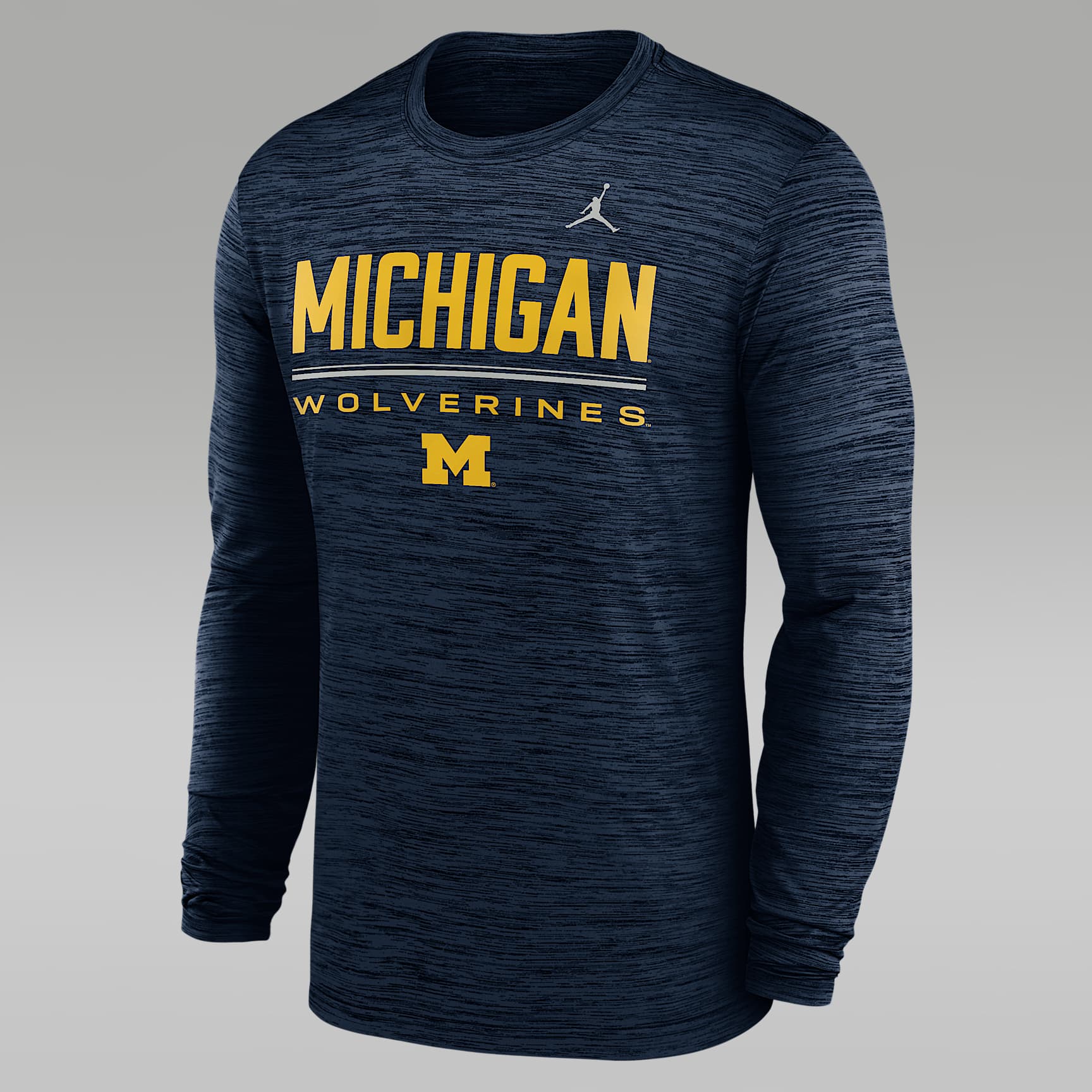 Michigan Sideline Velocity Men's Jordan Brand Dri-FIT College T-Shirt