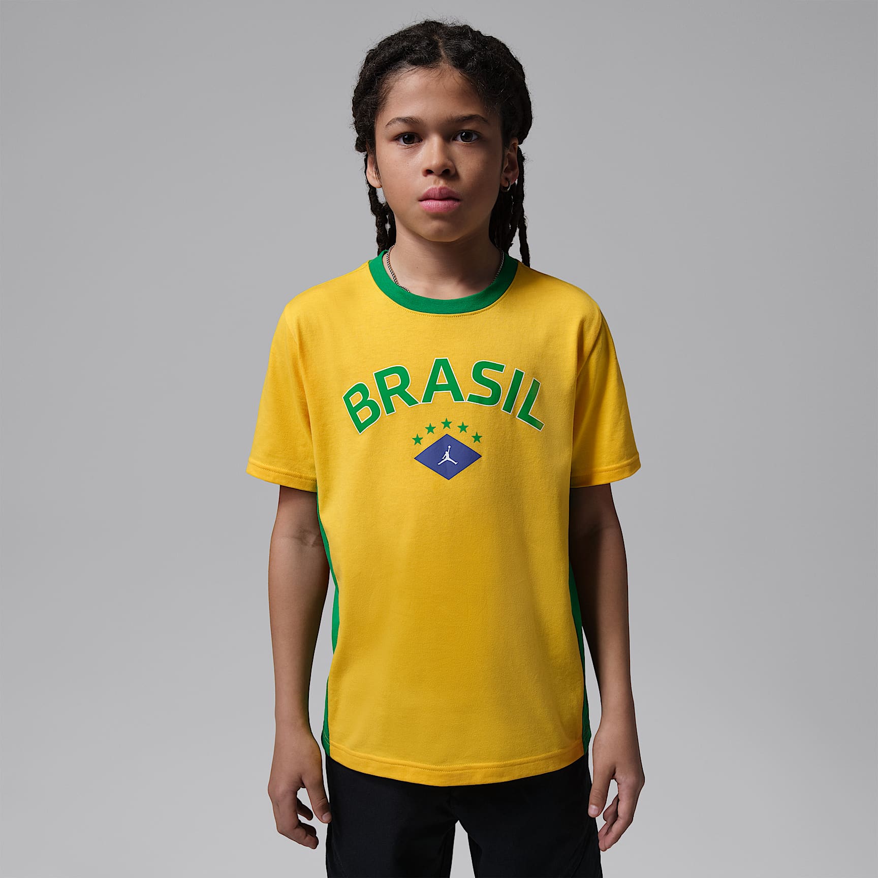 Jordan Big Kids' Brasil Graphic T-Shirt