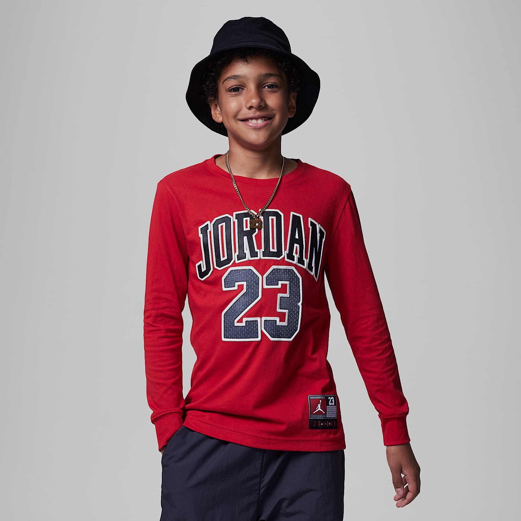 ジョーダン プラクティス フライト ロングスリーブ Tシャツ ジュニア Tシャツ