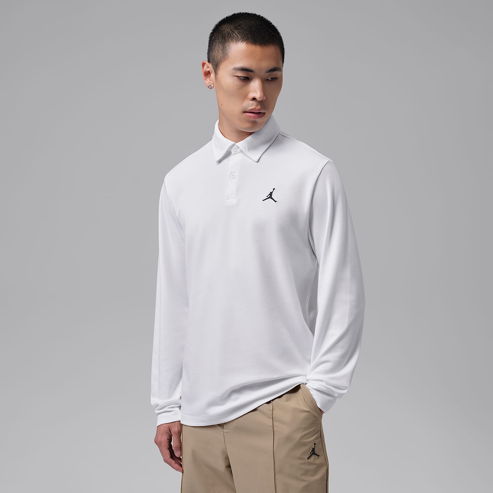 Polo de golf de manga larga Dri-FIT para hombre Jordan Sport