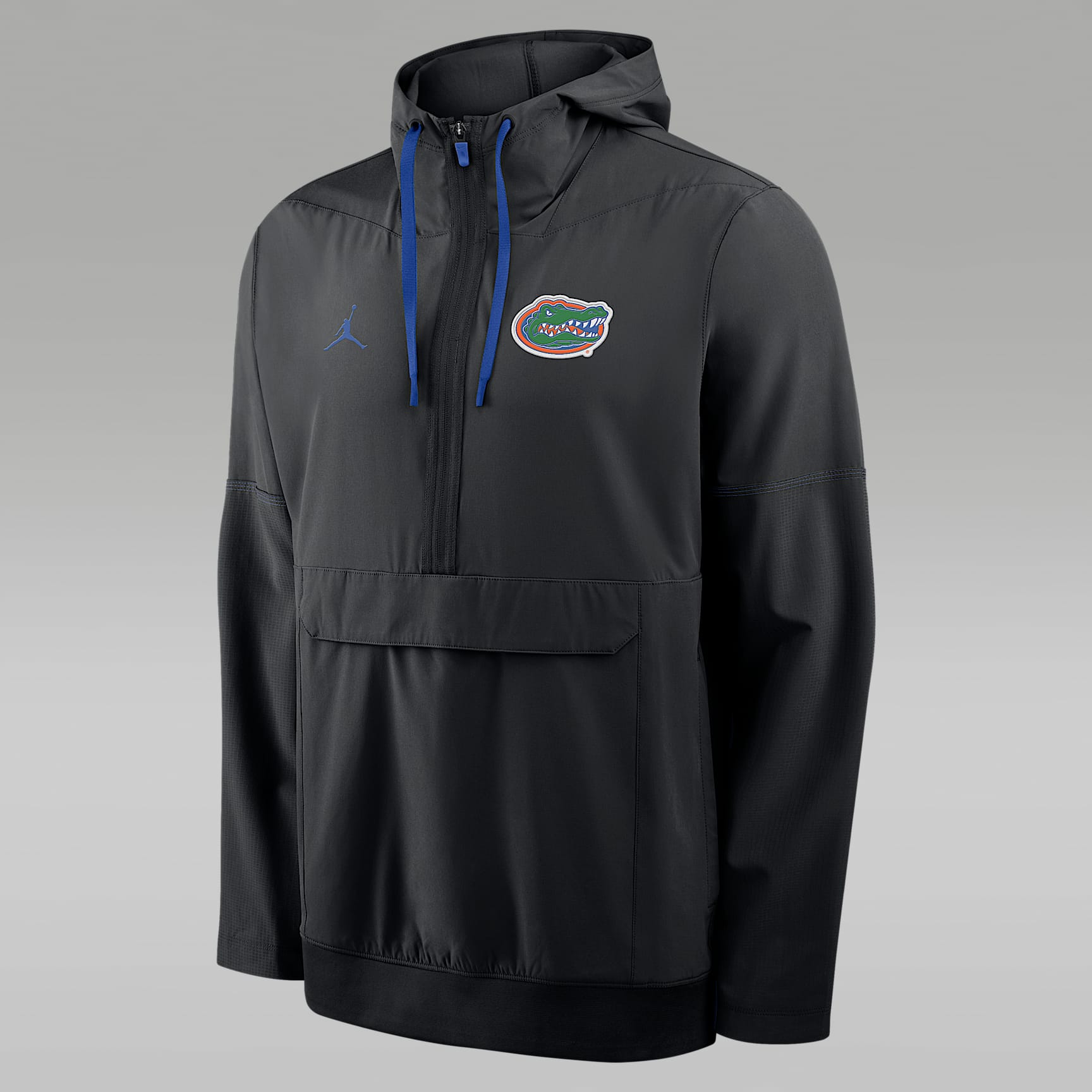Chamarra universitaria marca Jordan con gorro de medio cierre para hombre Florida Sideline Anorak
