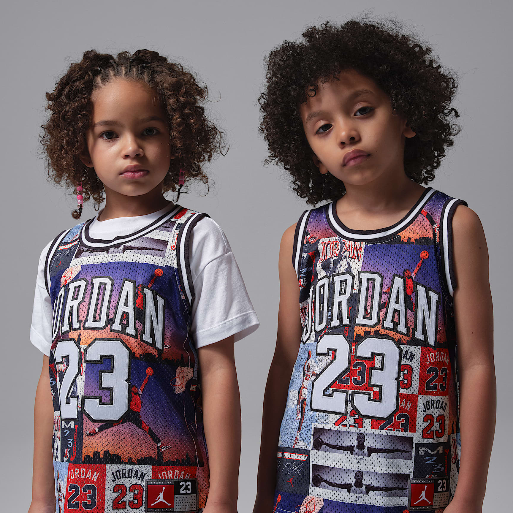 Jersey estampado para niños talla pequeña Jordan 23