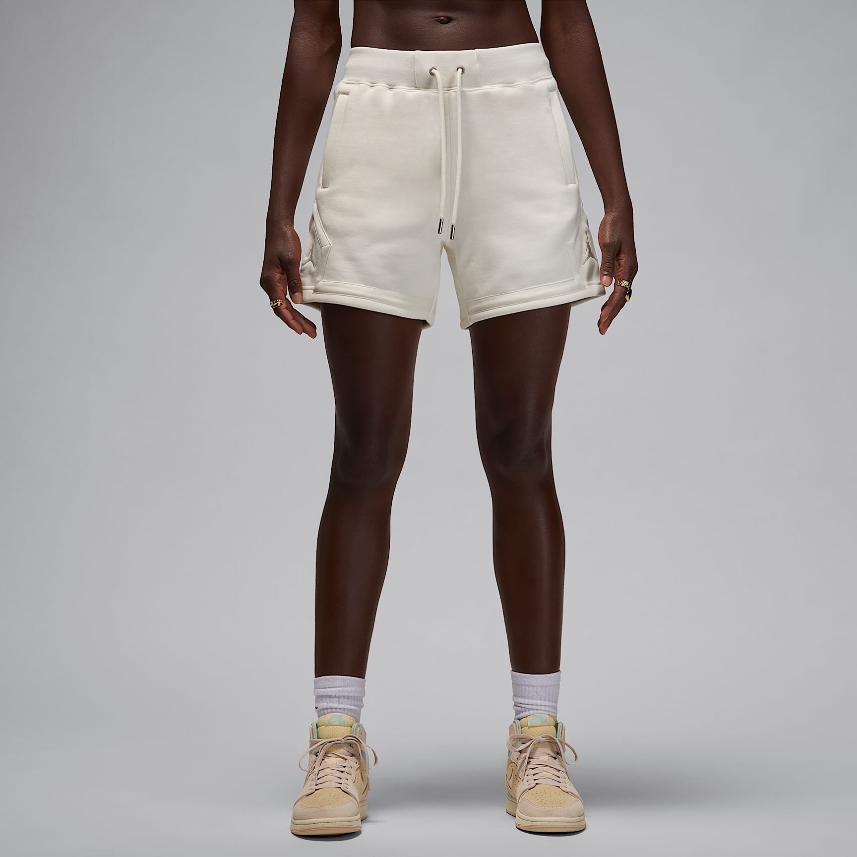 กางเกงขาสั้น Diamond ผู้หญิง Jordan Flight Fleece